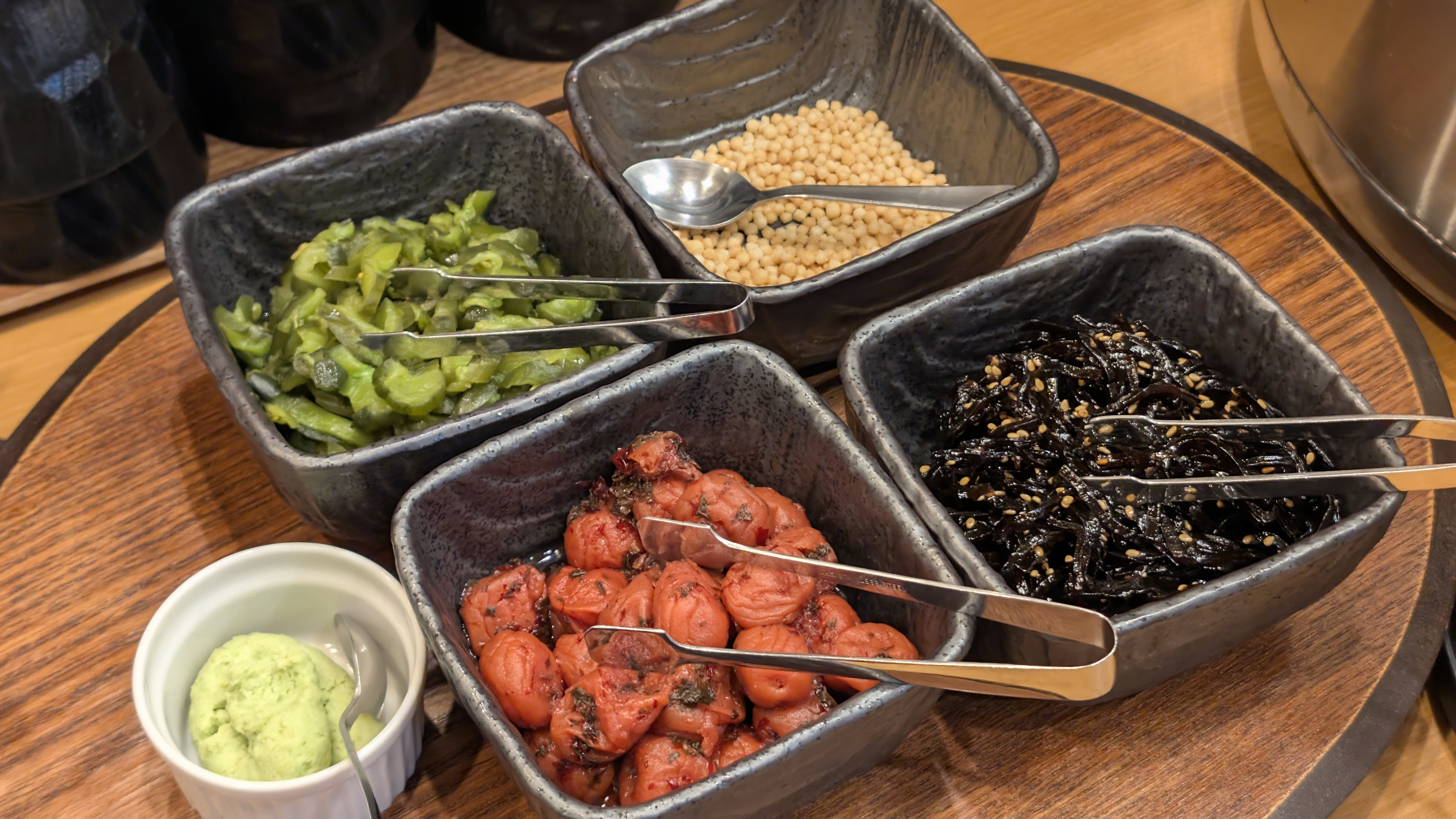 【朝食バイキング】お茶漬けコーナー
