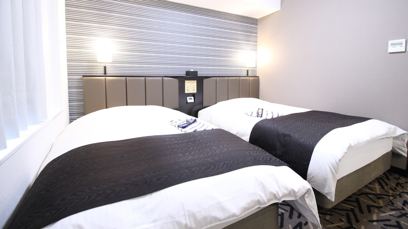 ツインルーム（ベッド幅120cmｘ2台）