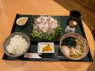 ■夕食レストラン　しゃぶしゃぶ定食