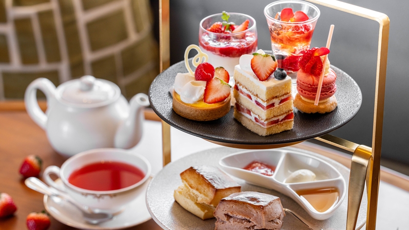 【お部屋でアフタヌーンティーセット】季節のスイーツを楽しむご褒美ステイ！女子旅・おひとり様／朝食付