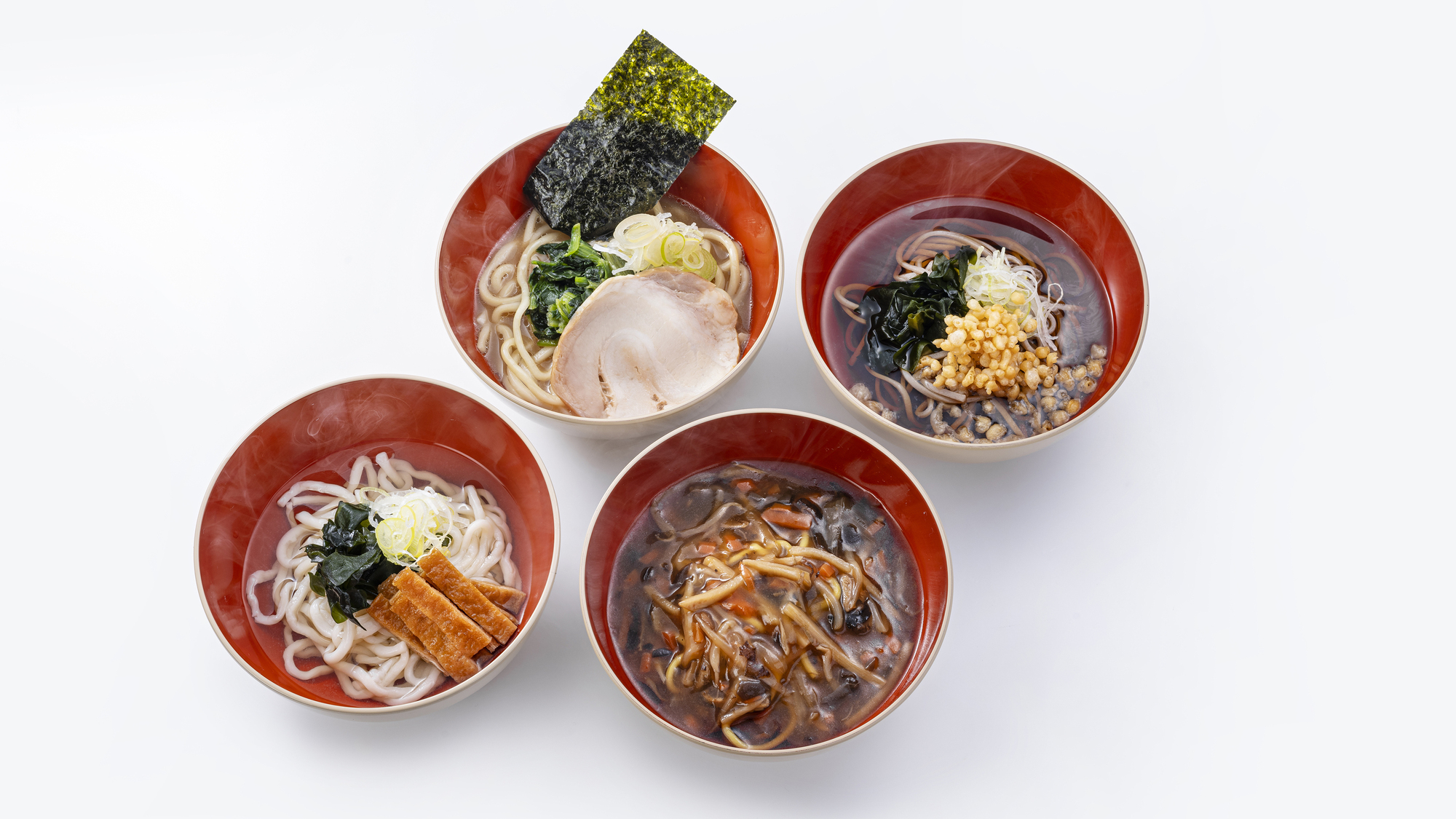 日替わりの麺類「サンマーメン」「豚骨家系ラーメン」など／オールデイダイニング「コンパス」朝食ブッフェ