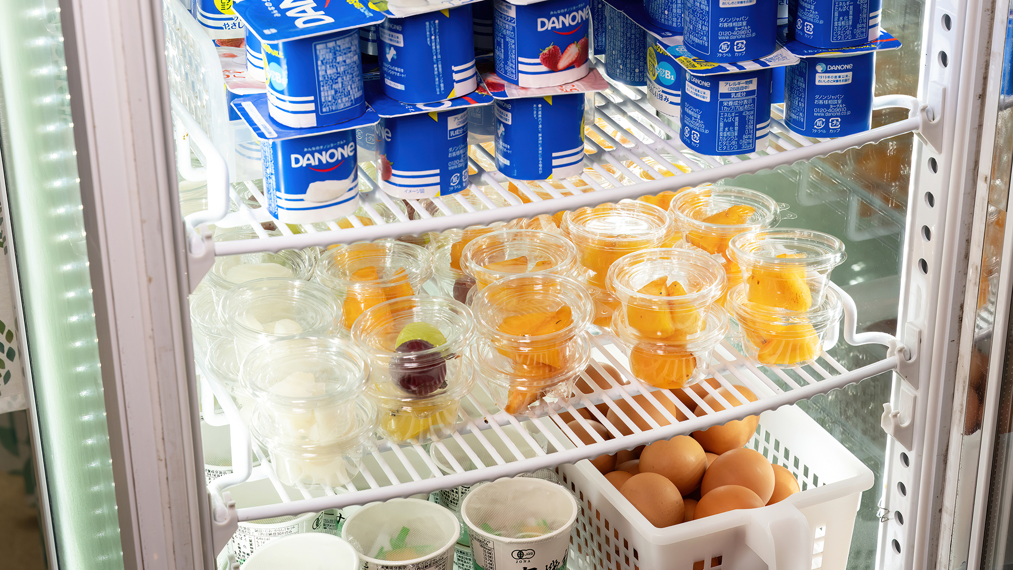 【ご朝食】＜ご宿泊者様無料！＞ヨーグルト・フルーツ・納豆など朝の定番お供もご用意