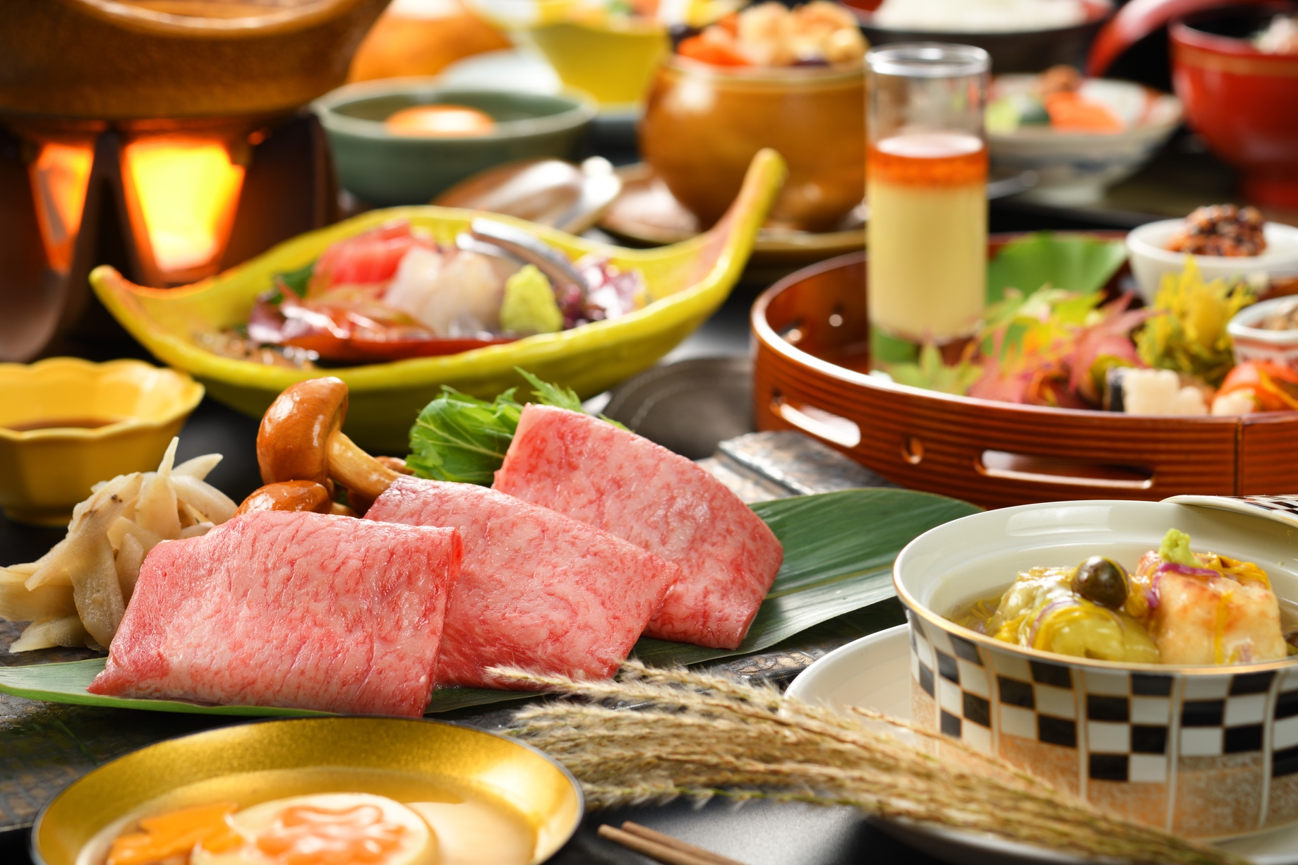 【一番人気！】ふくしまの旬を満喫！吉川屋特製『福島牛すきやき会席』東北最大級の温泉も満喫♪