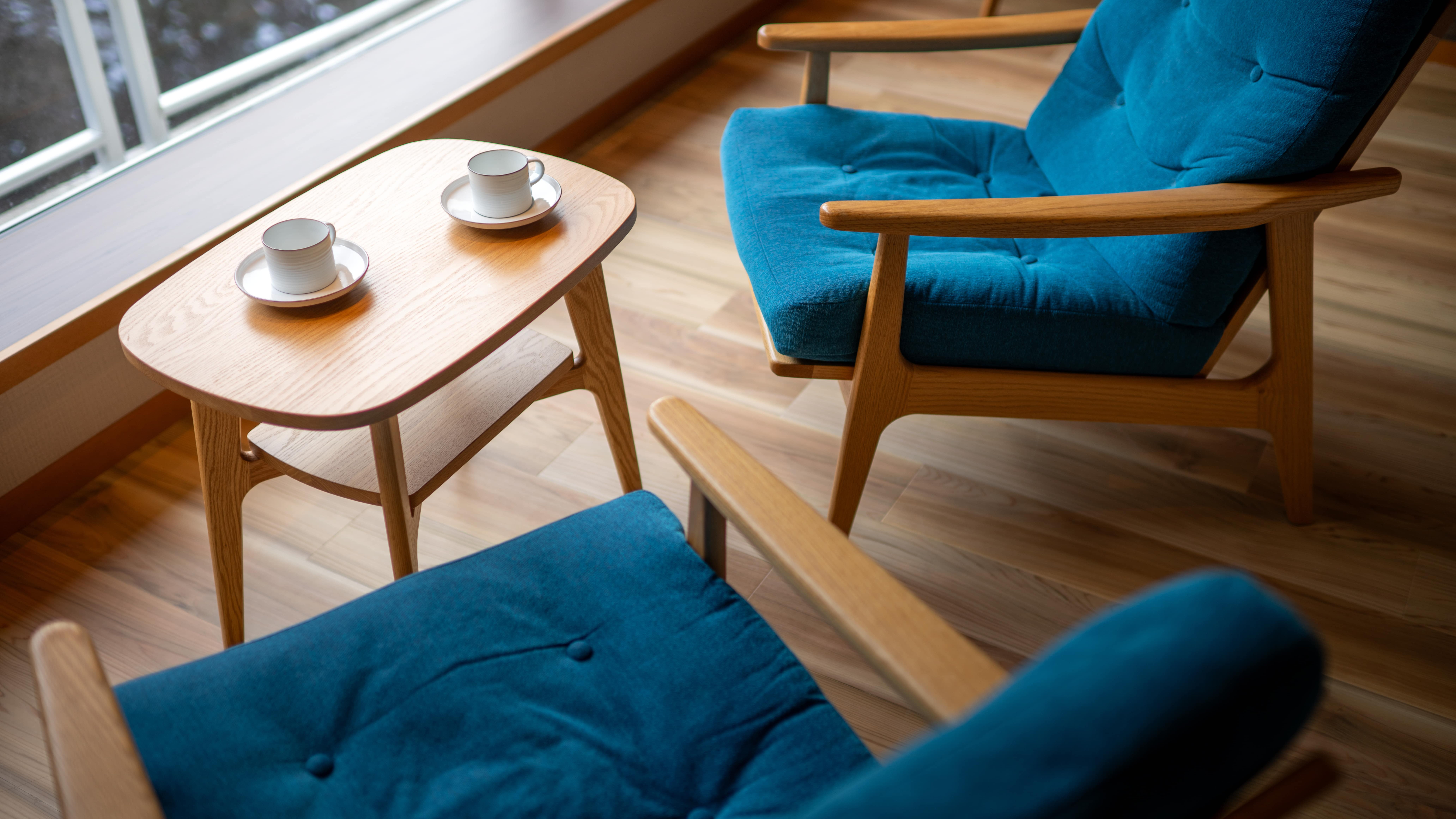 【和モダンツインルーム｜凌雲閣】バリアフリー客室◆北欧テイスト◆大きな窓から大自然のパノラマも♪