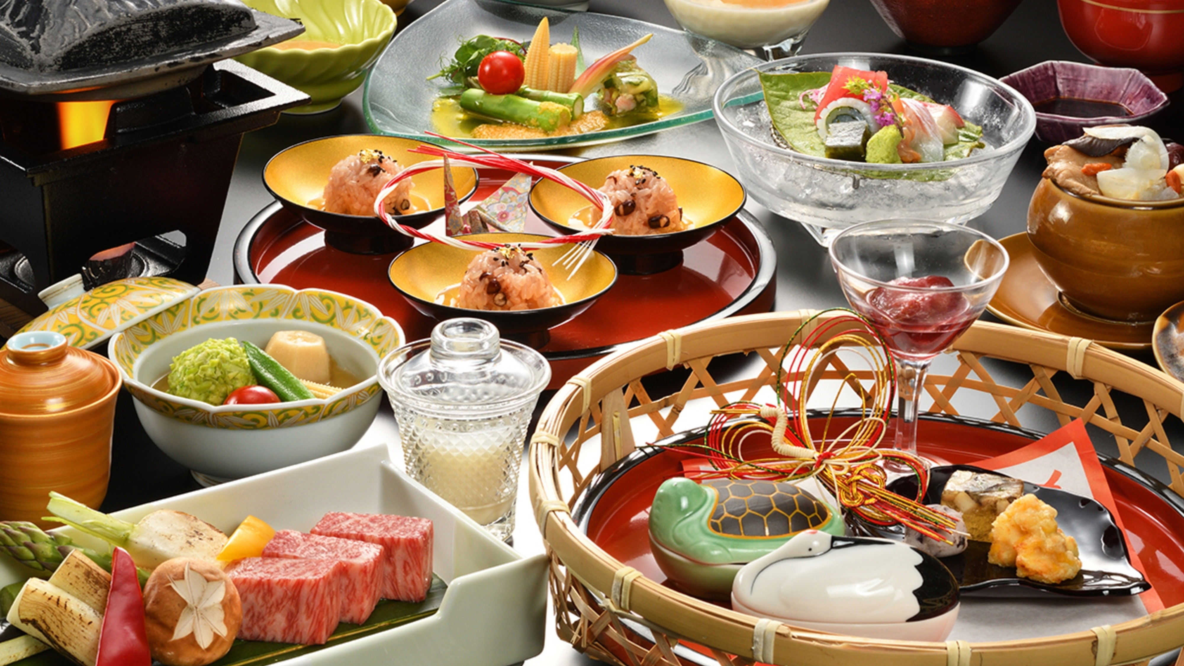 【料理長特製祝い膳】記念日プランのお食事例です