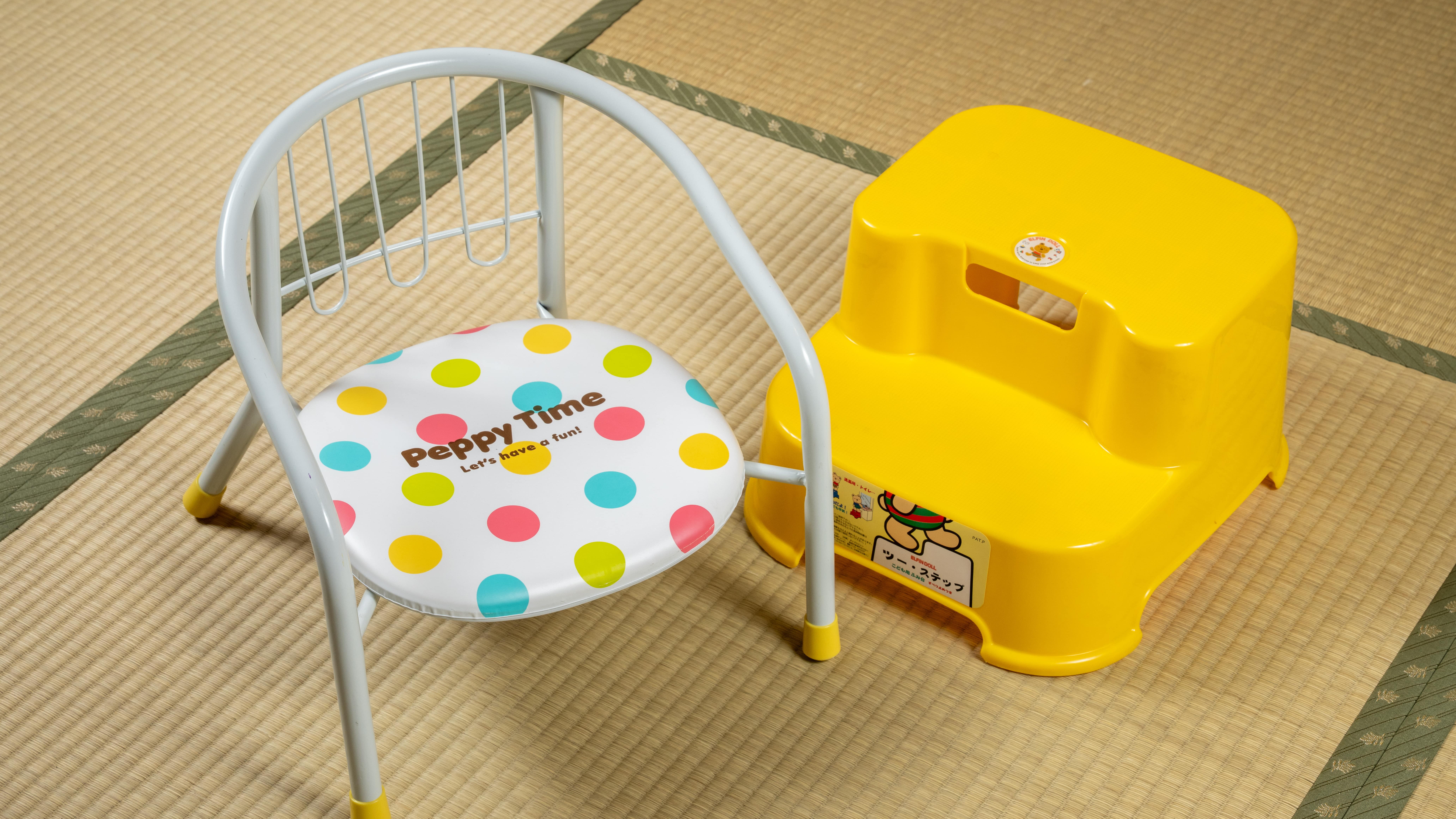 【お子様用貸出品】充実の貸出品♪お子様用チェア