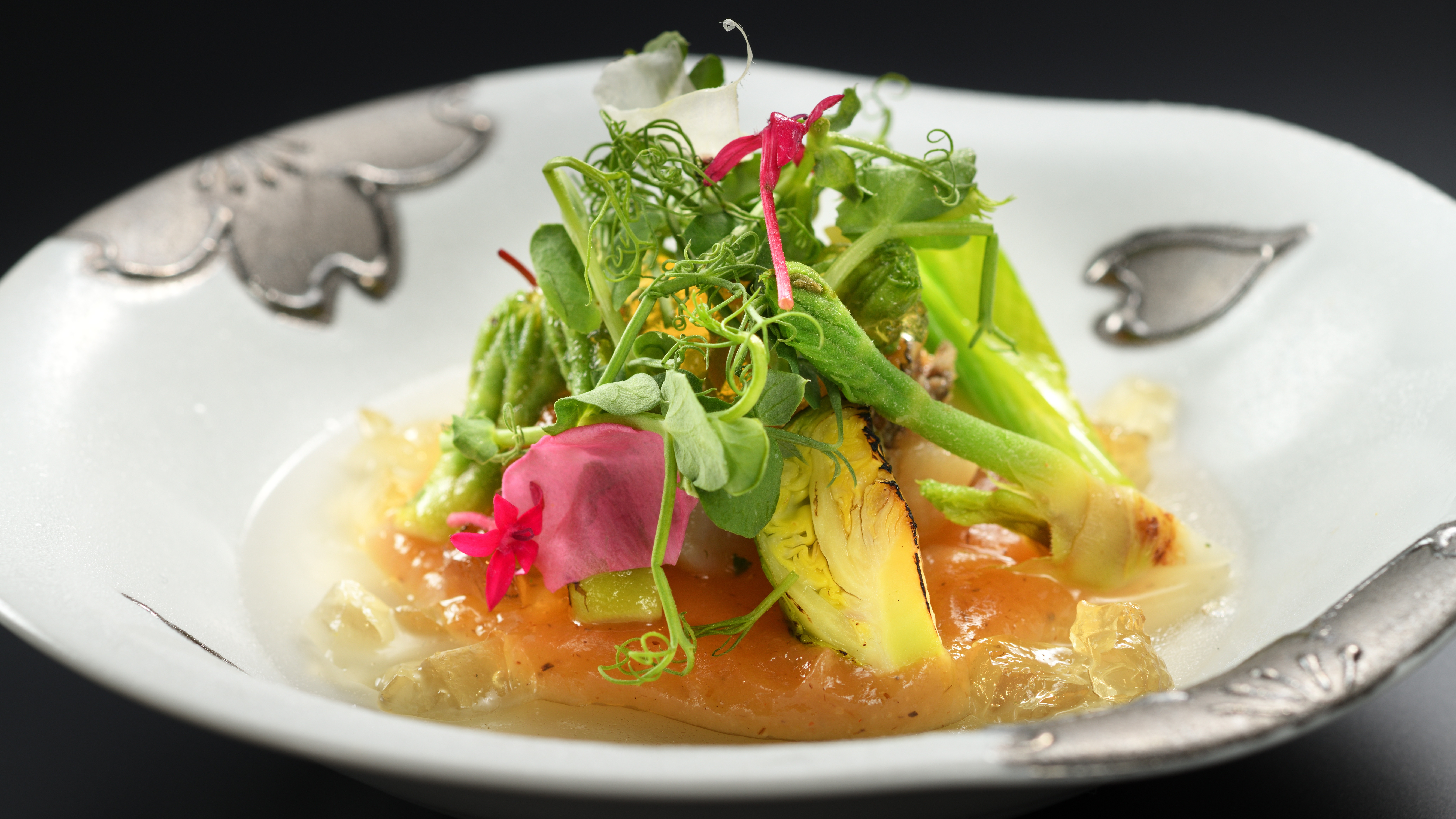 福島牛陶板焼き会席イメージ