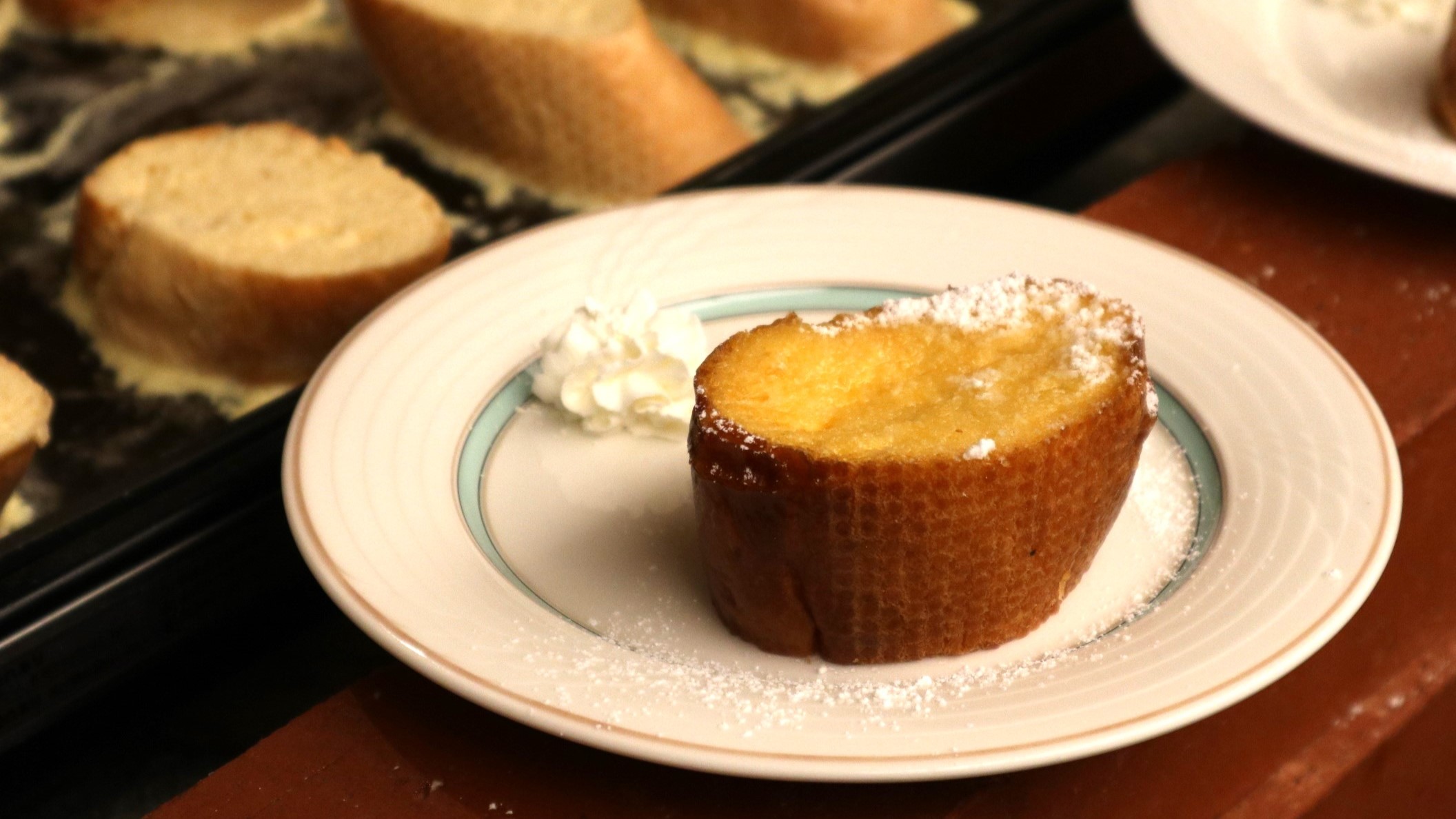 朝食のフレンチトースト