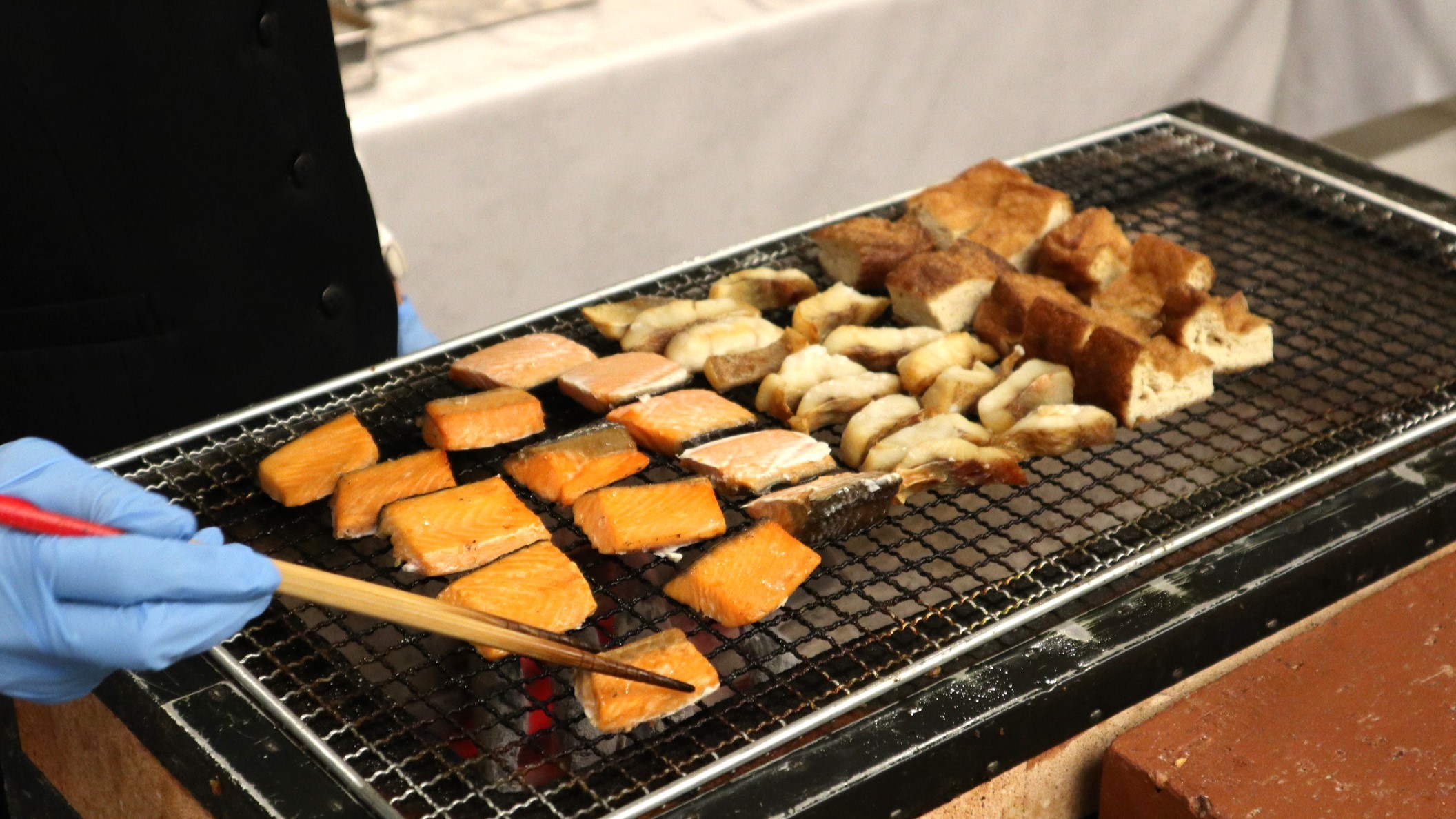 朝食ビュッフェの例