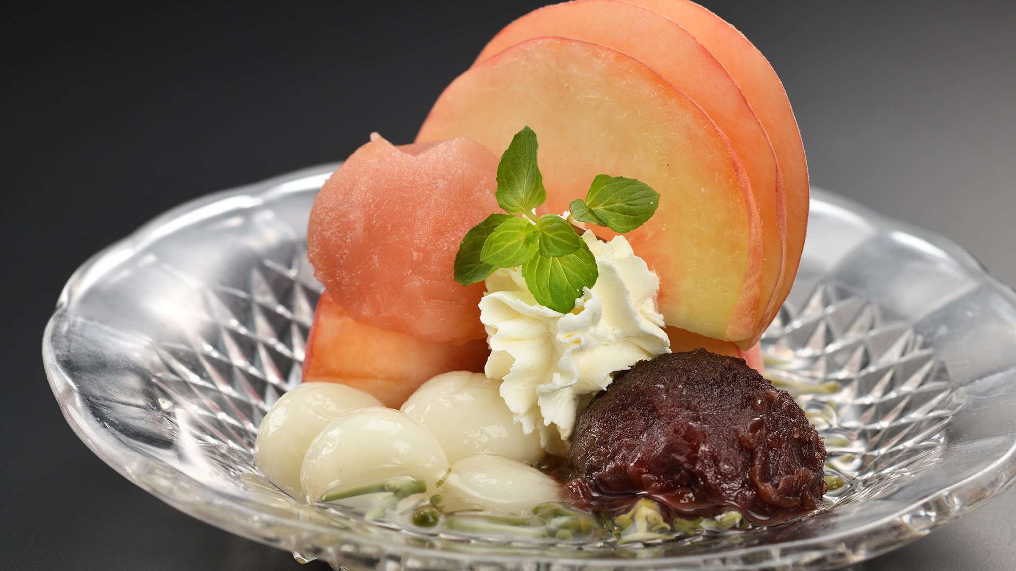 桃会席デザートイメージ