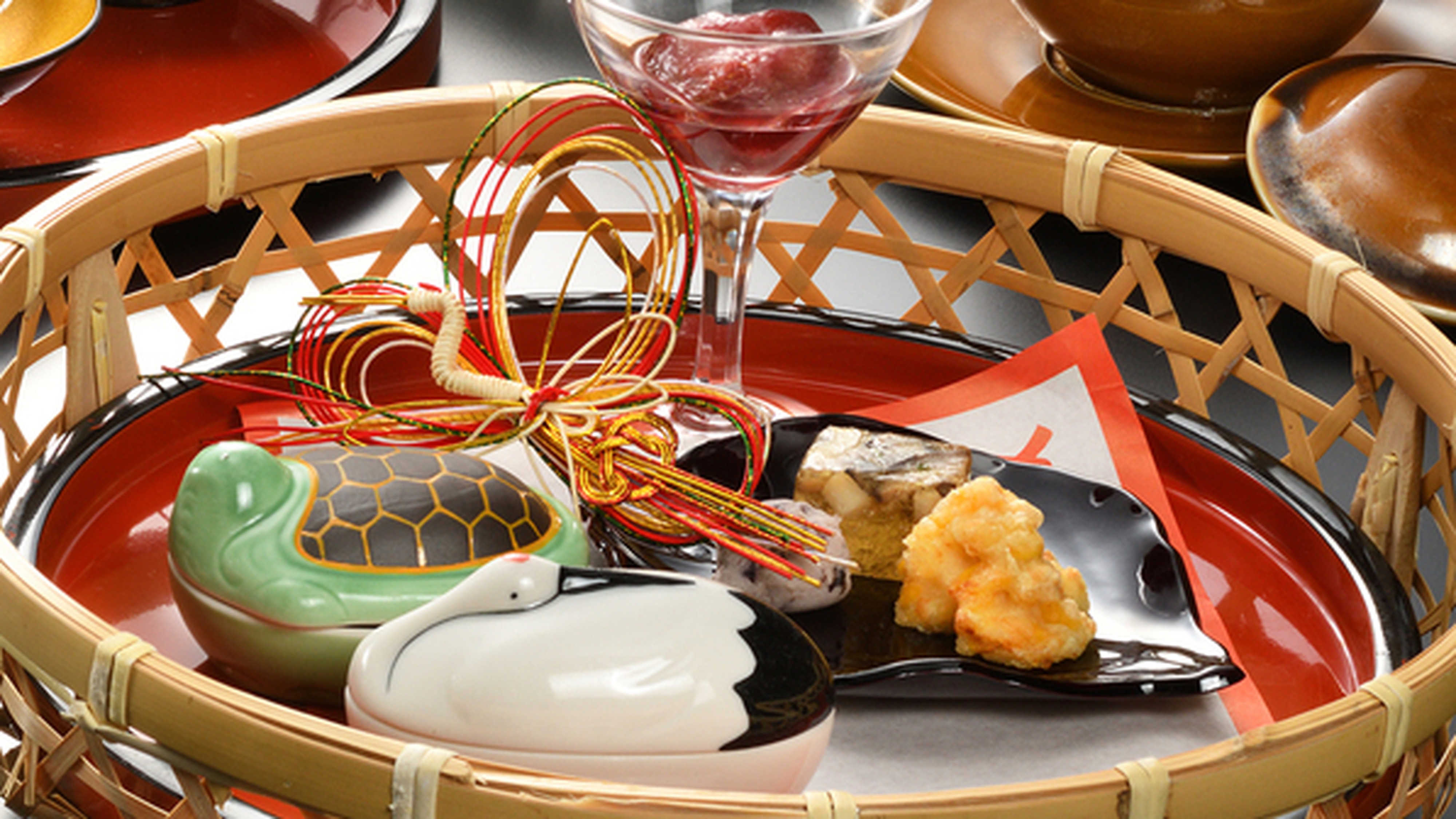 【料理長特製祝い膳】記念日プランのお食事例です