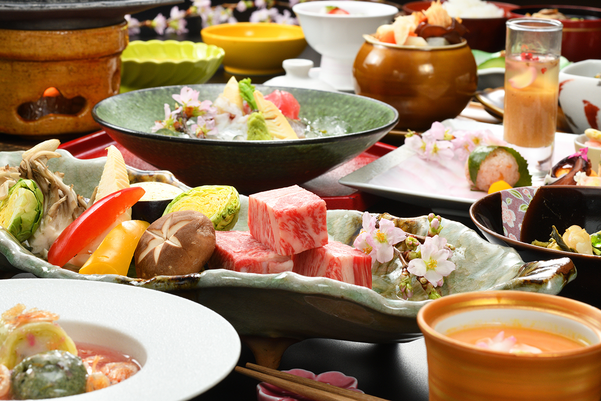 福島牛陶板焼き会席_イメージ_2026春