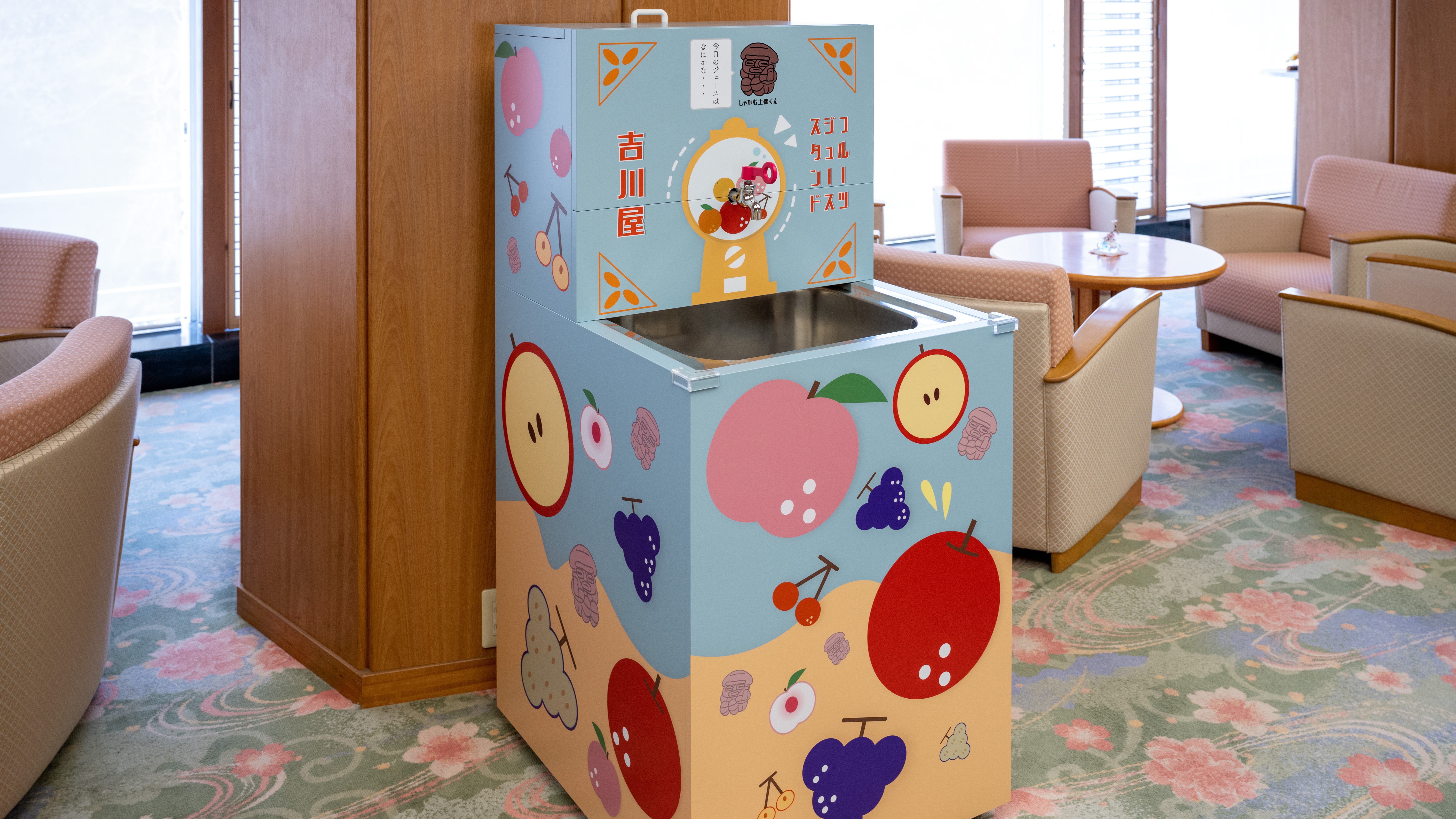 【ジューススタンド】福島県産のフルーツを使ったジュースをお楽しみいただけます！フルーツの里ならでは♪