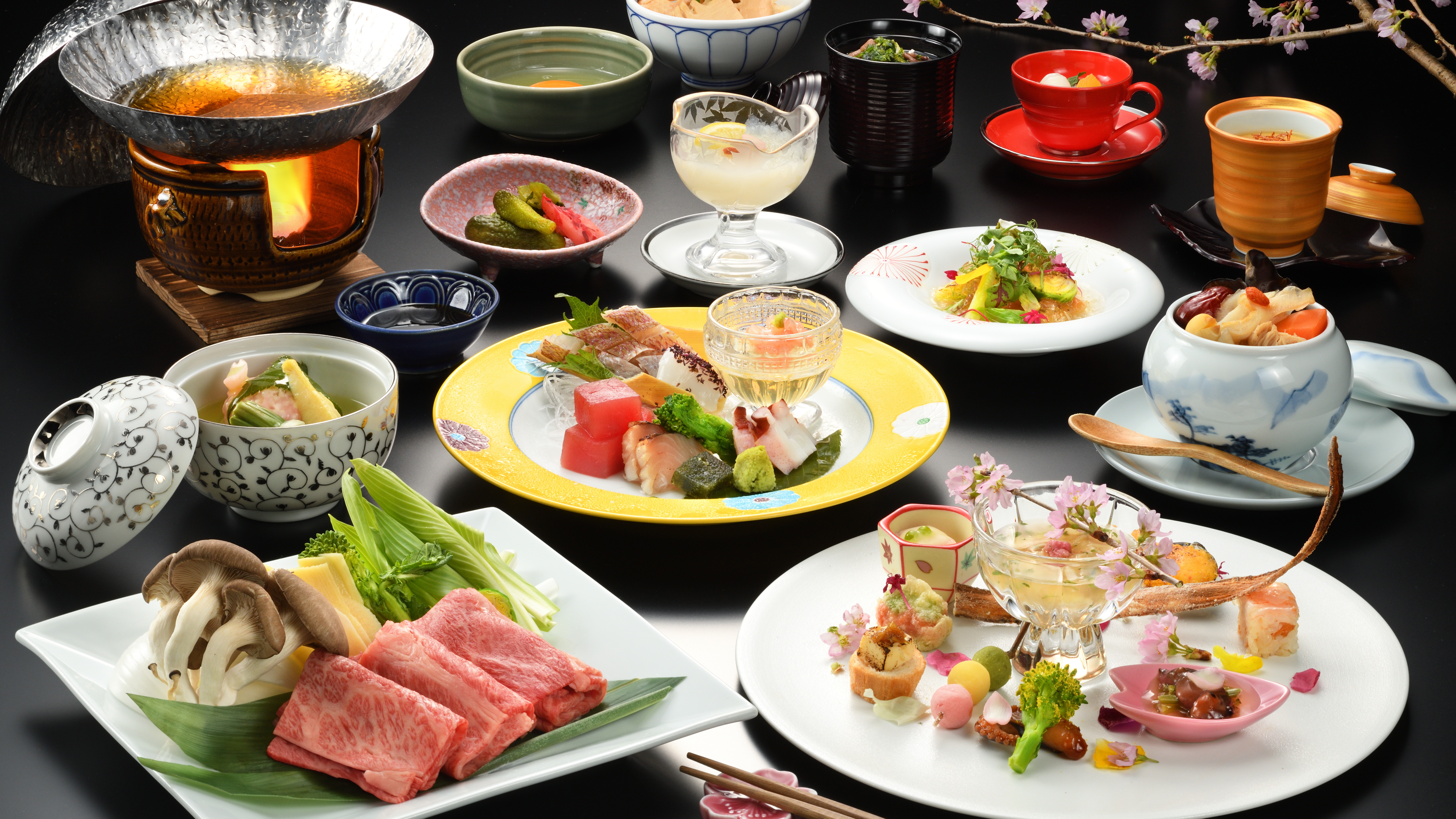 黒毛和牛すき焼き会席イメージ