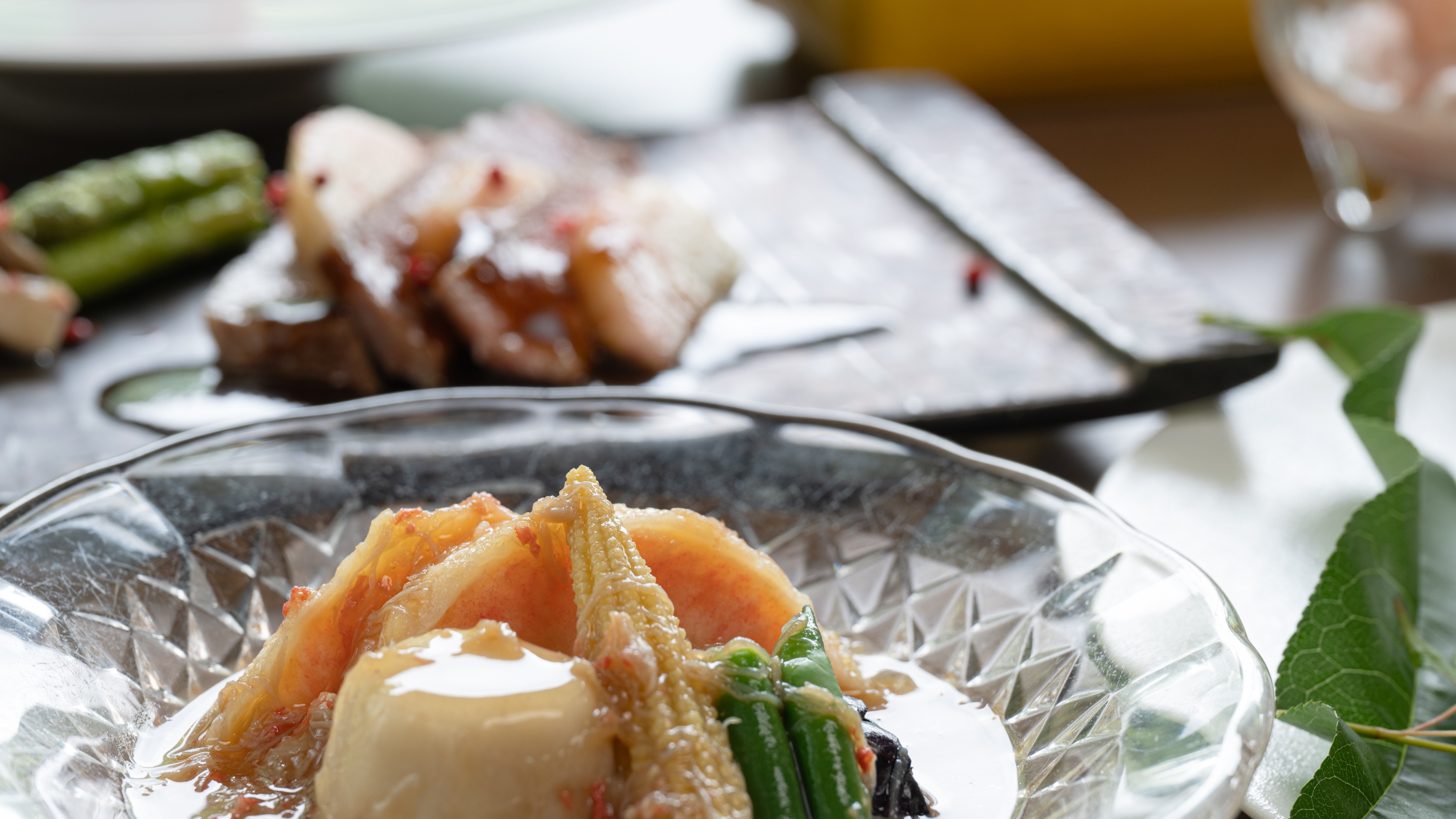 【桃会席】吉川屋オリジナル！ももの名産地、福島県ならではのお食事です♪