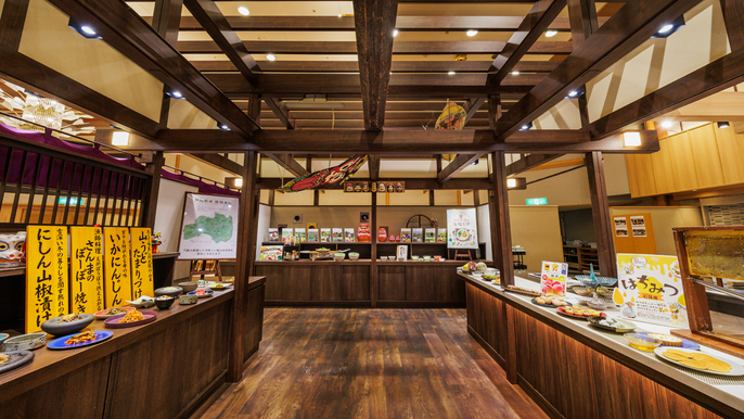 ◆ツアービュッフェ ふくしまの食材に特化したメニューが揃った「地場産館」