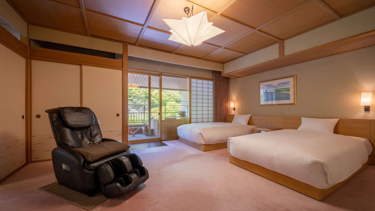 ◆ロイヤルフロア露天風呂付き特別客室2902（和室・ツインベッドルーム）