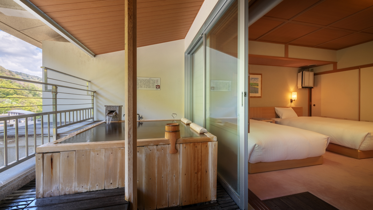 ◆ロイヤルフロア露天風呂付き特別客室2902（和室・ツインベッドルーム）