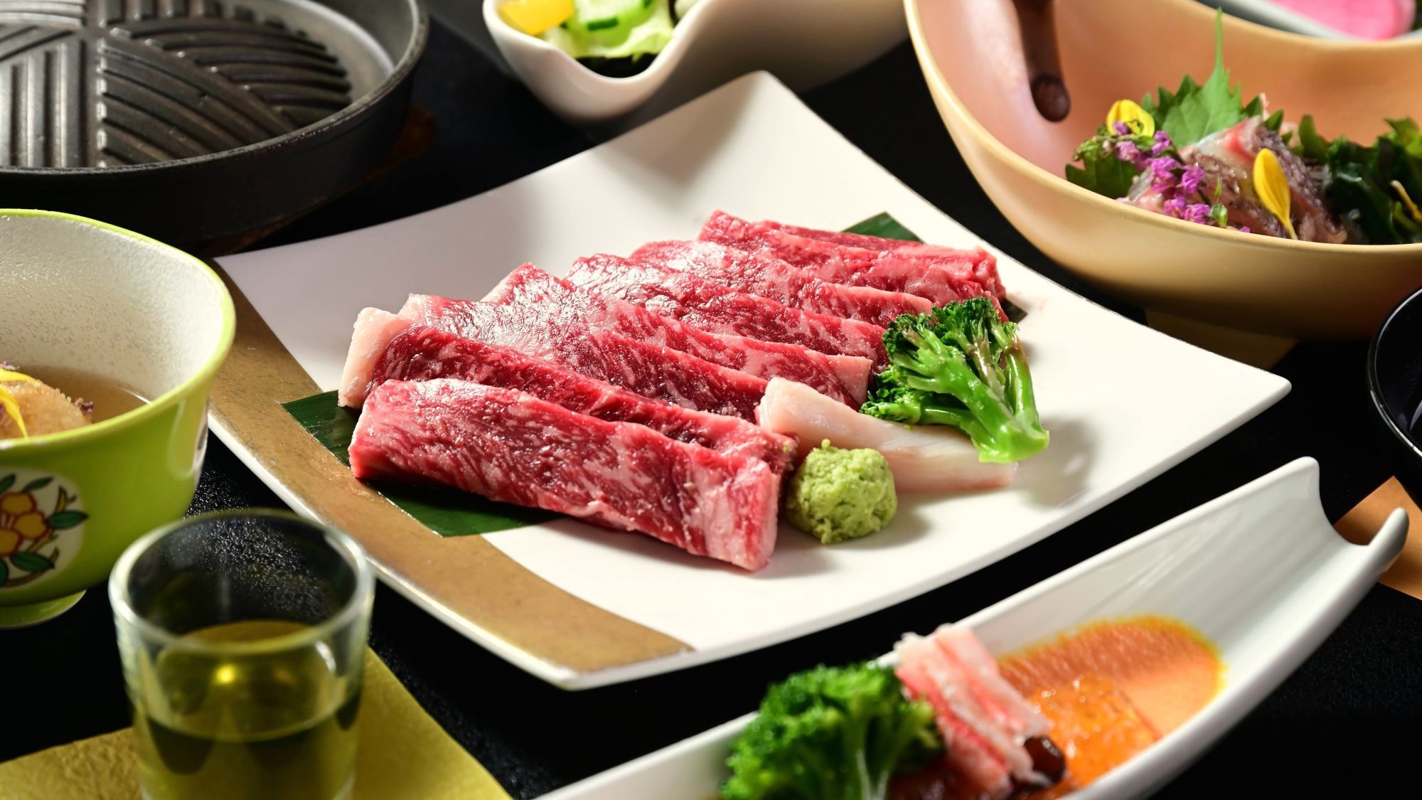 【ガッツリお肉！】A4上州牛サーロインステーキ200g付★脂がのってやわらかジューシー♪／個室食