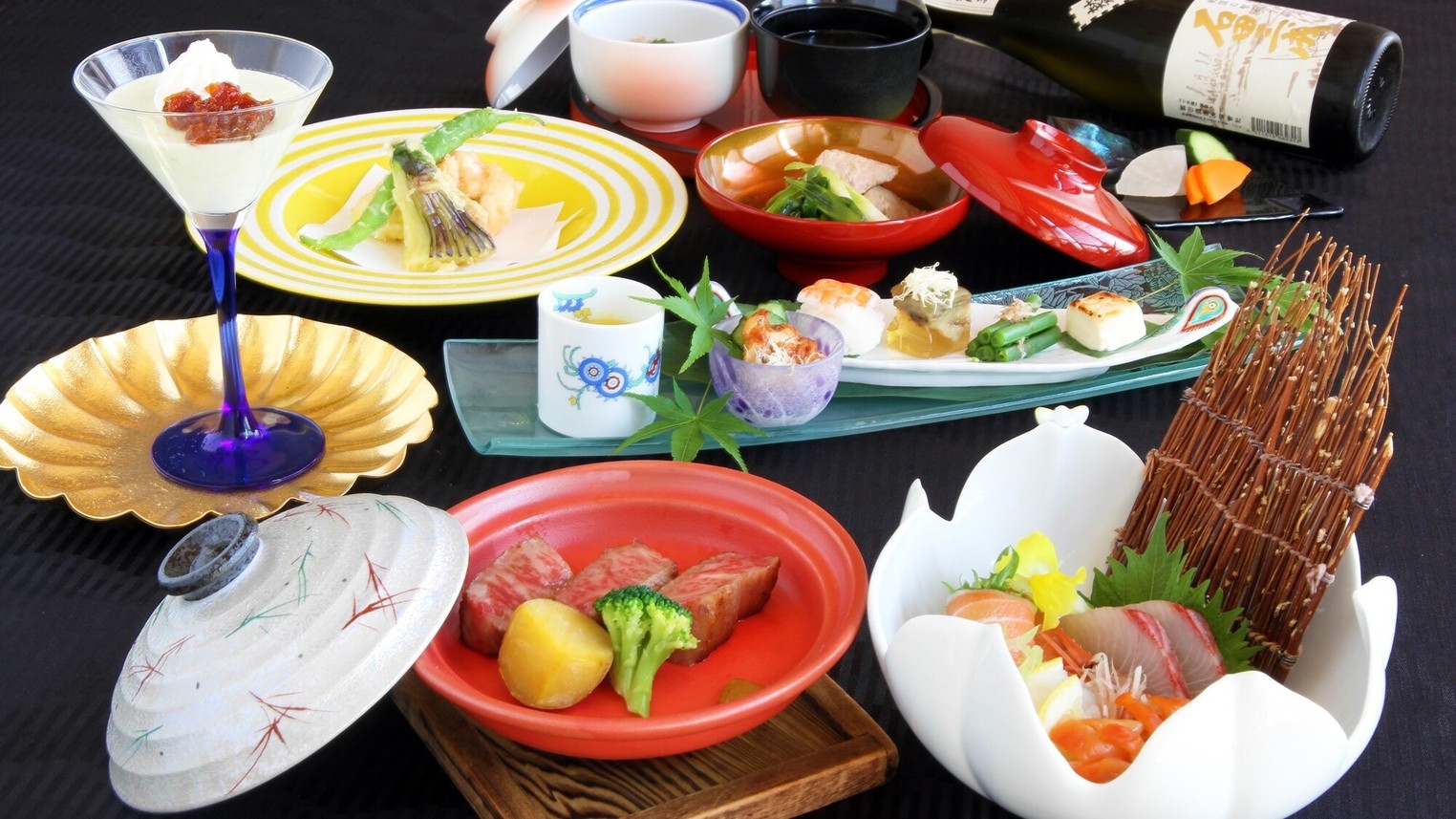 【和食人気プランＮｏ.1】近江牛、鮒寿司など少量多品で滋賀を満喫「彩美味」プラン※一泊二食付き