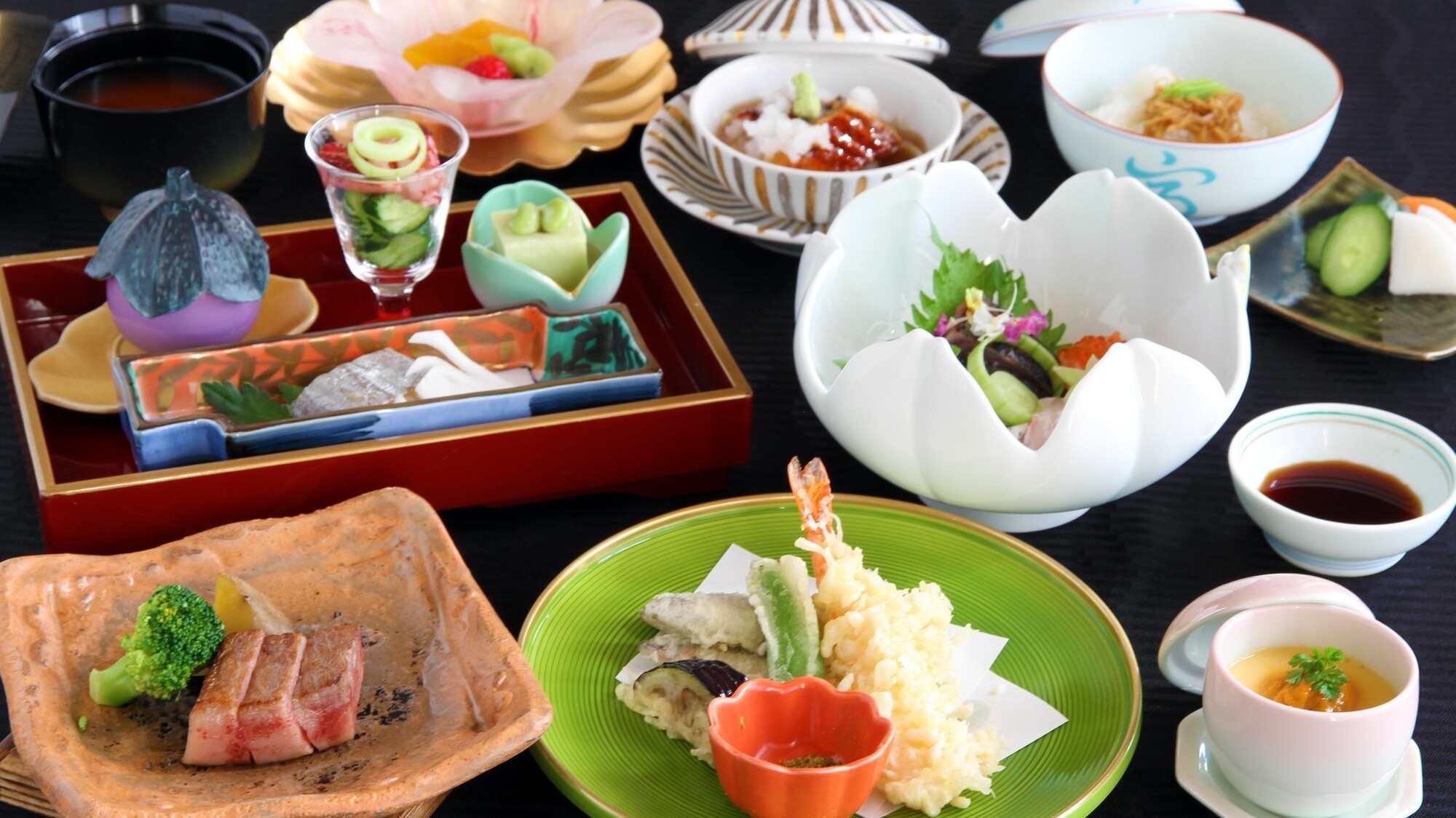 【和食人気プランＮｏ.1】近江牛、鮒寿司など少量多品で滋賀を満喫「彩美味」プラン※一泊二食付き