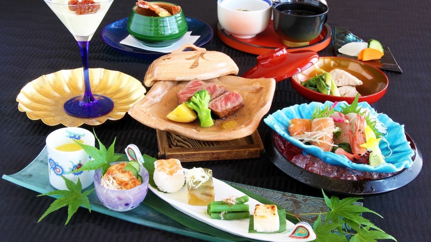 【食事付きスタンダードプラン】旬の味覚を味わう「日本料理　竹生島」※一泊二食付き