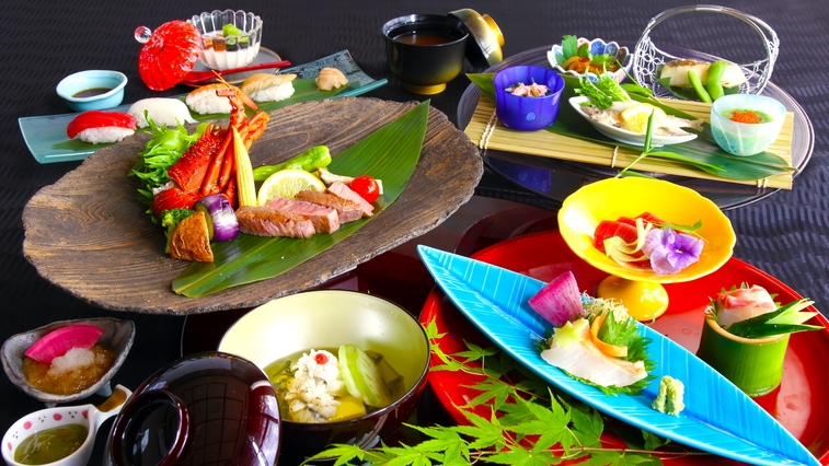 【和食☆最上級会席】料理長厳選！近江牛フィレステーキと地産地消の食材の饗宴で贅を尽くす（夕朝食付き）
