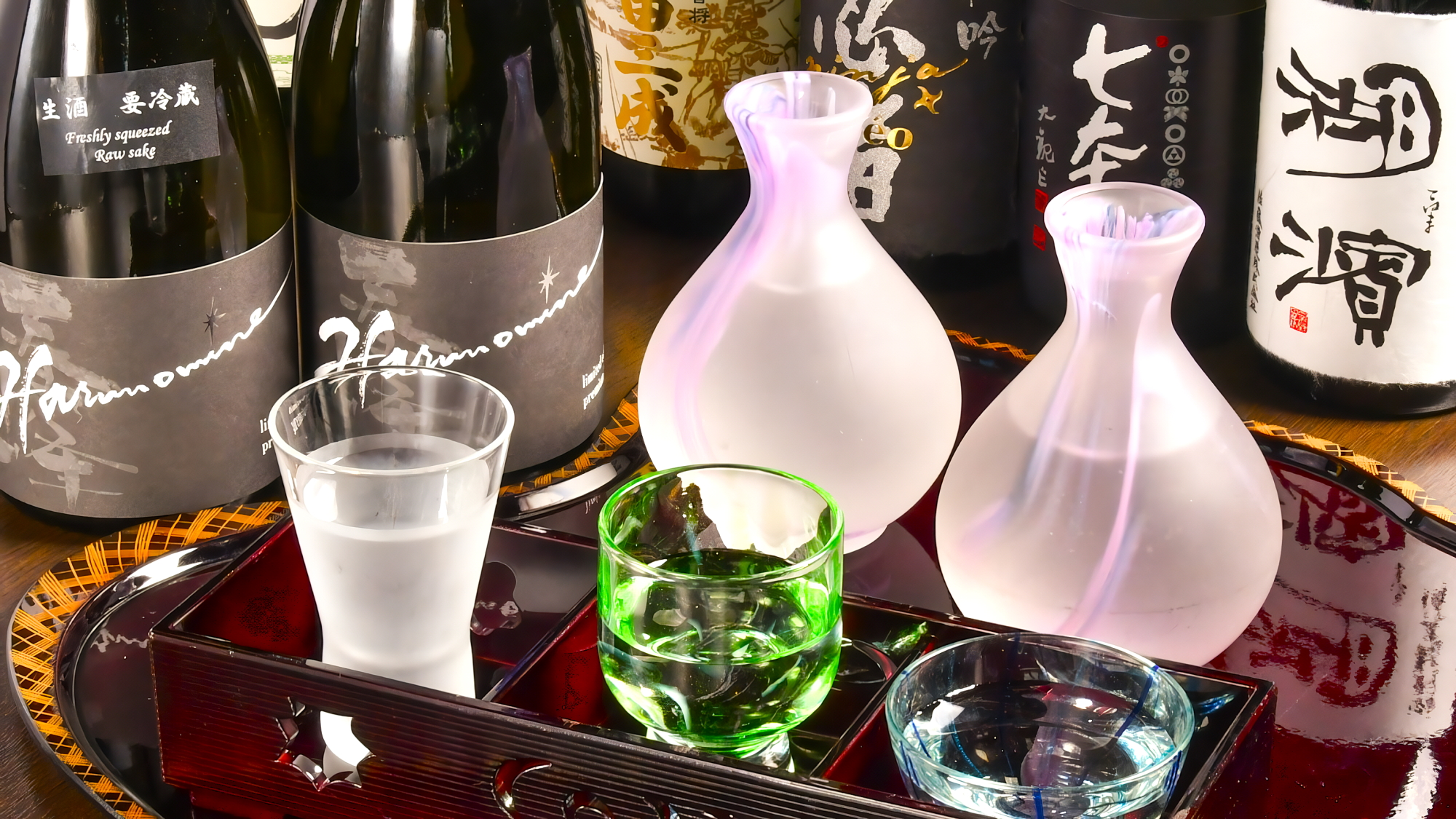 飲み物｜地酒飲み比べ