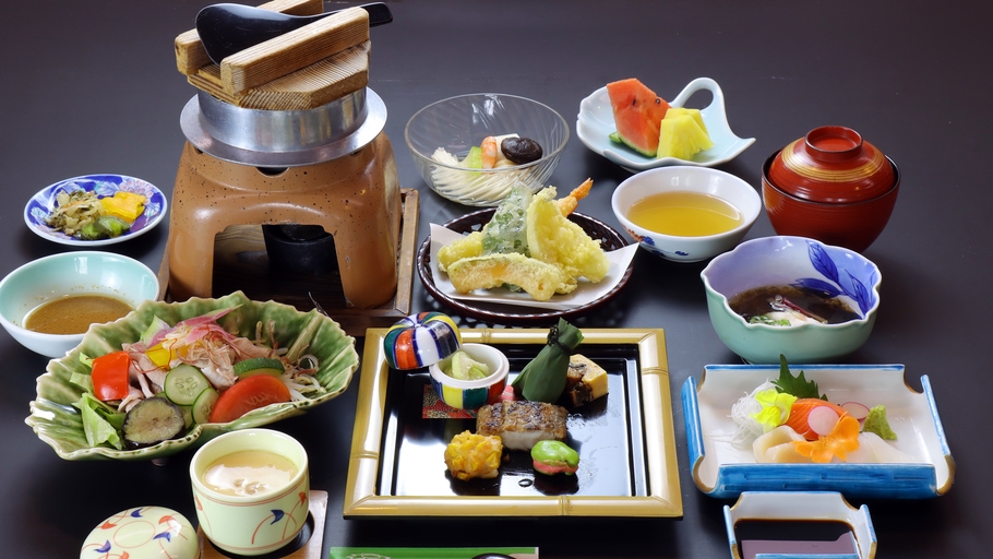 【定番料理】季節の彩り☆河童御膳【1泊夕食付】