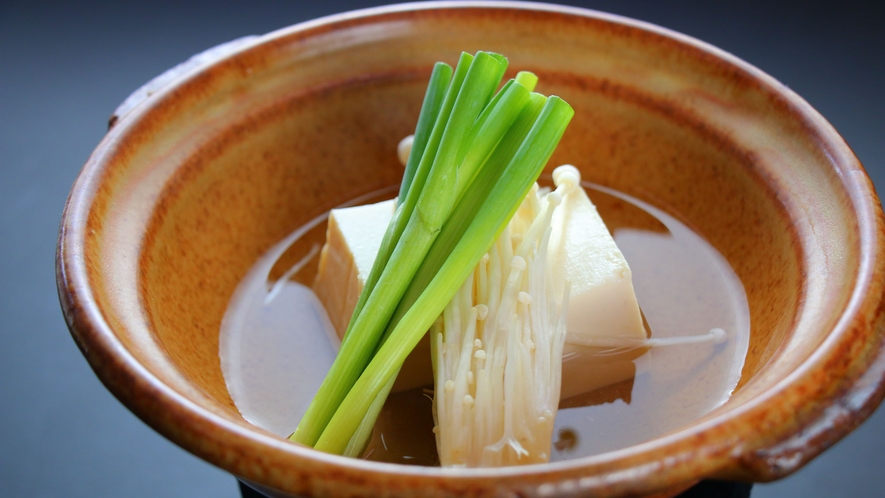 料理_朝食湯豆腐