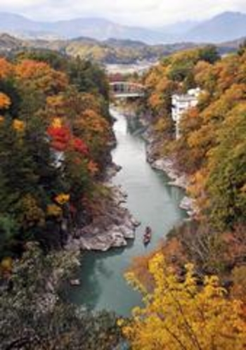 秋の天龍峡