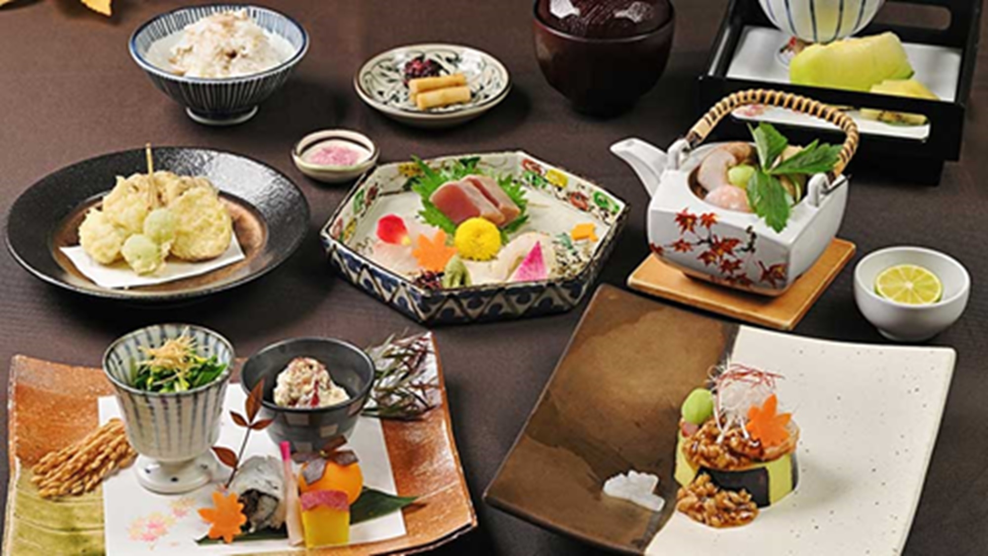 旬の食材満載！びわ湖の特等席で堪能する秋のおすすめ「びわ湖旬会席」（夕朝食付き）