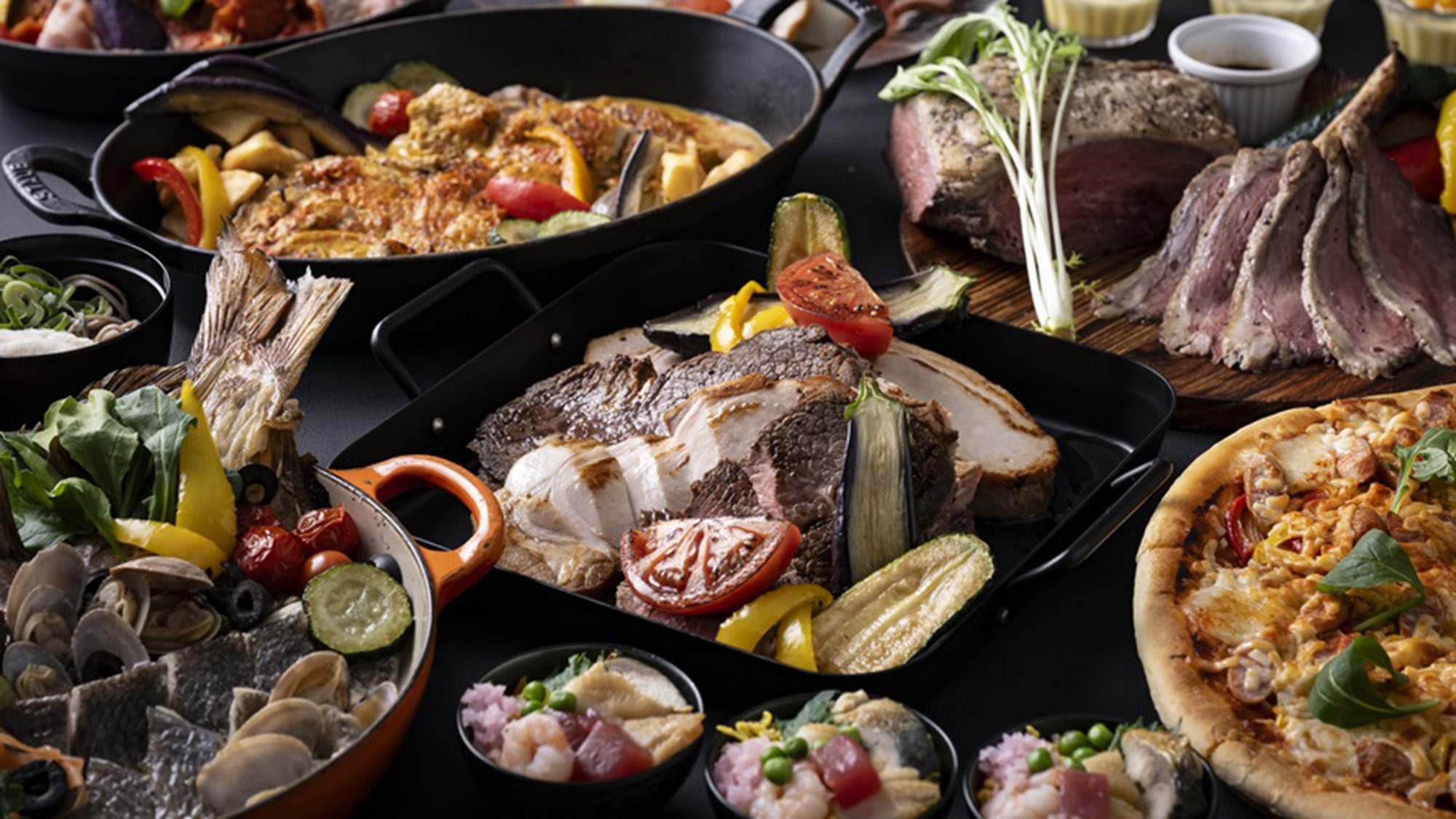 バラエティ豊かな夏の料理をご堪能ください