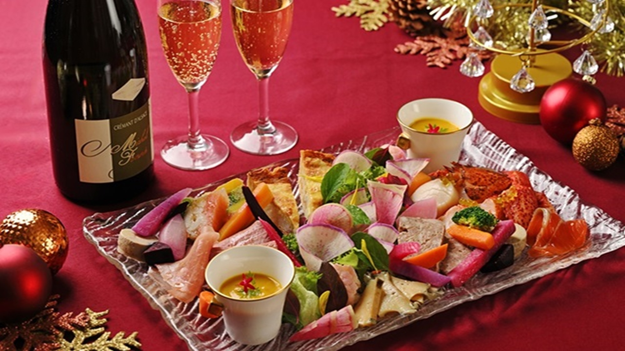 2025クリスマス　ルームサービスディナー（イメージ）