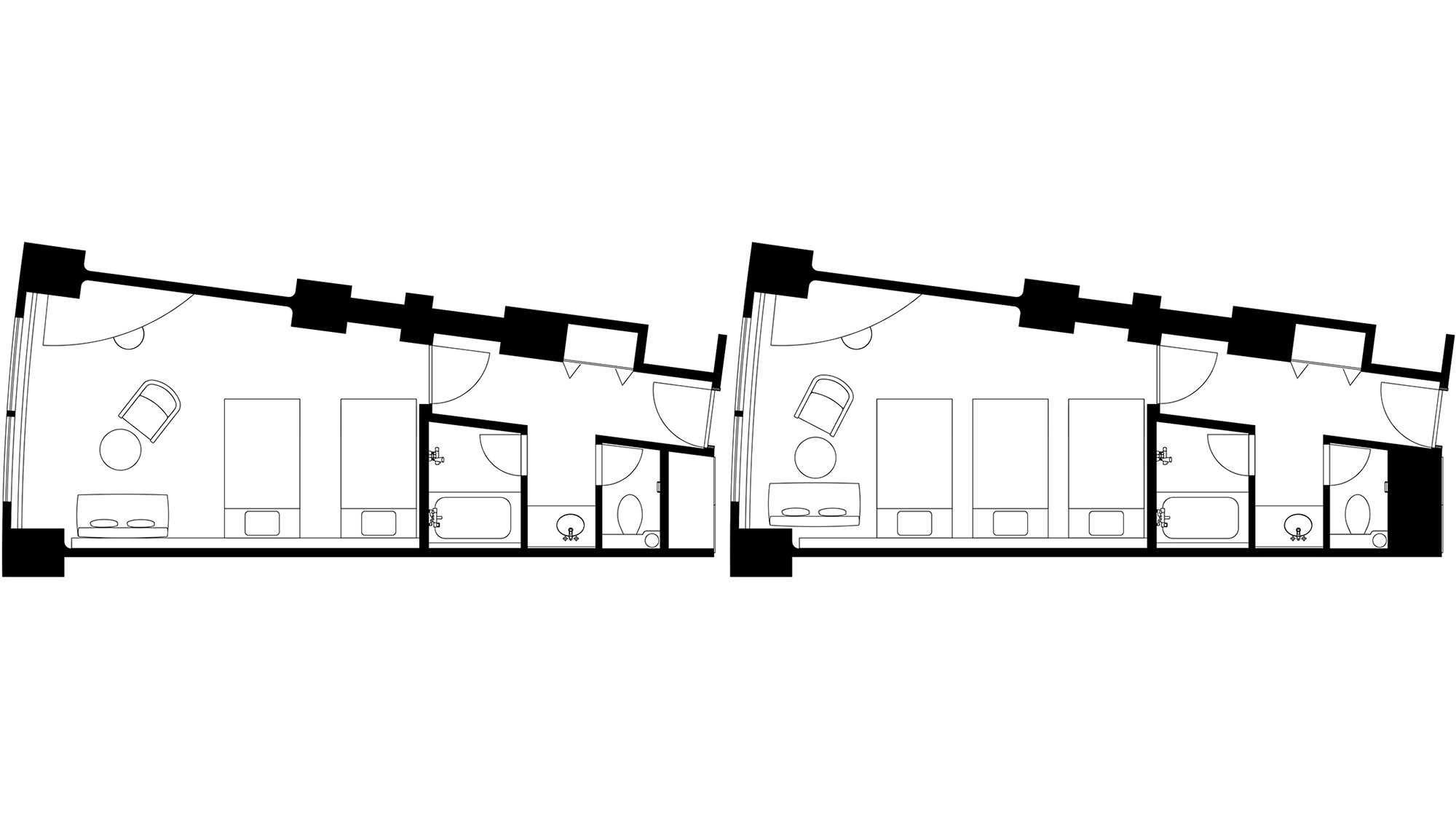 スカイフロア ツイン（21〜31階）図面