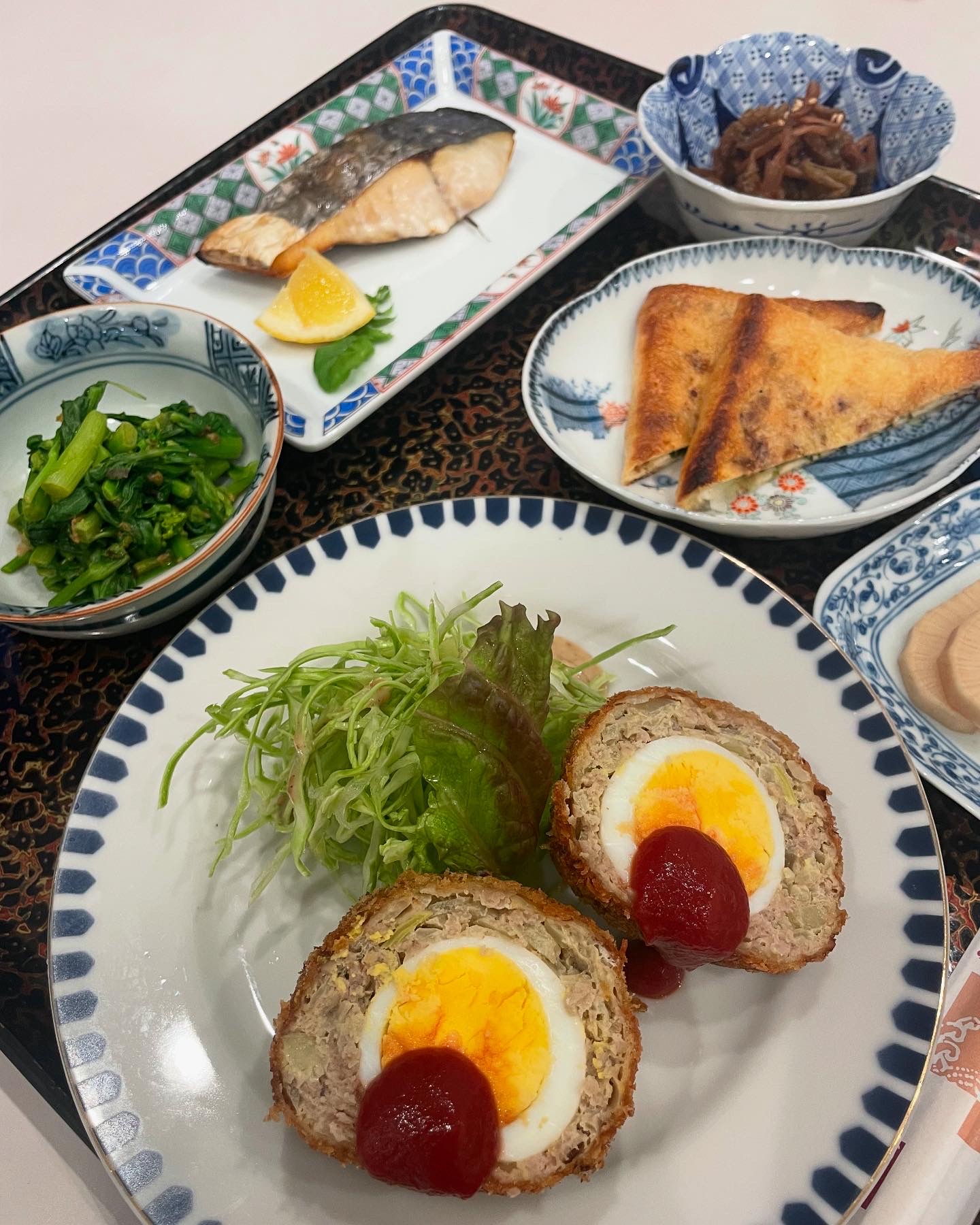 夏の夕食