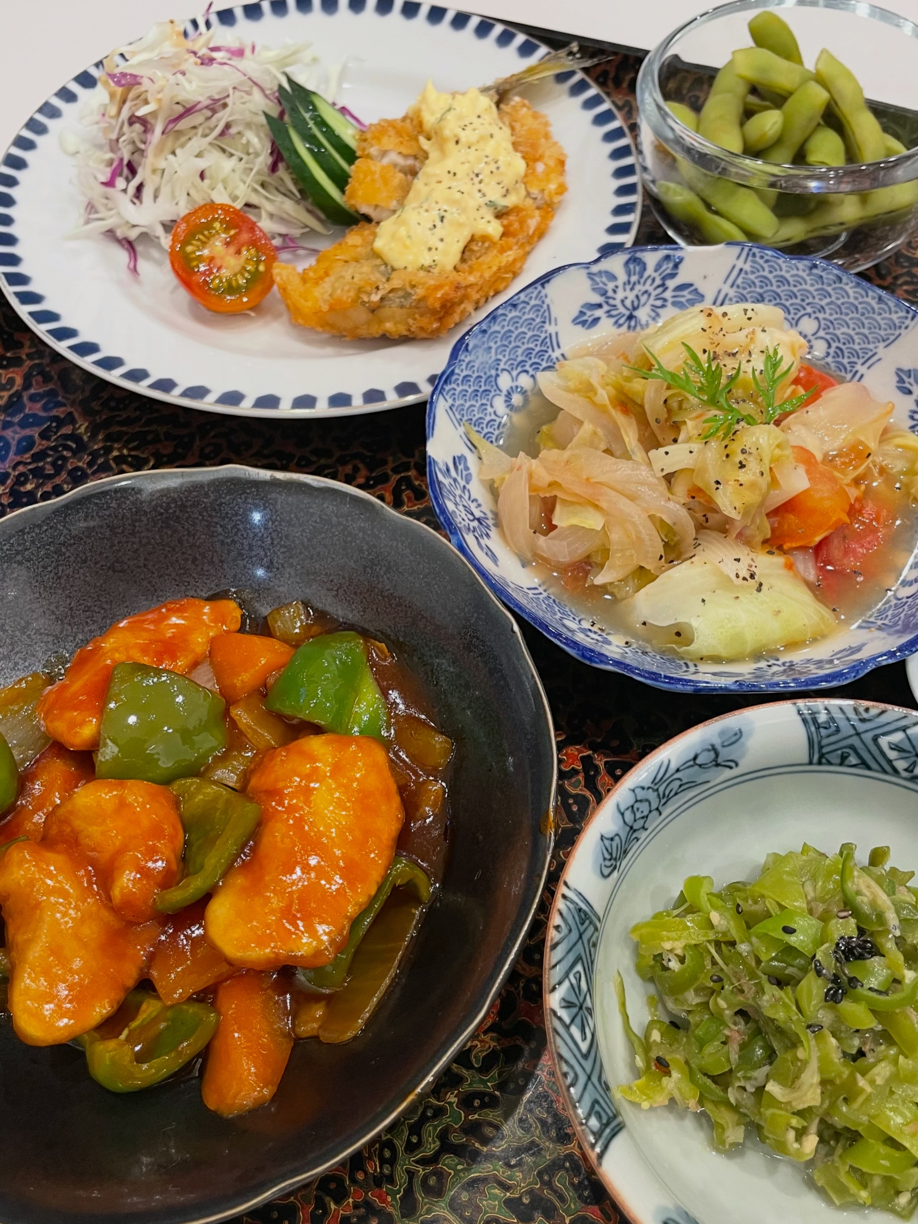 初夏の夕食
