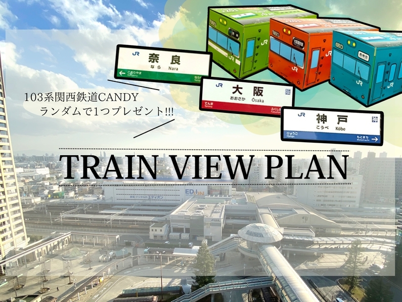 103系関西鉄道CANDY付き！トレインビュー＆12時レイトアウト 鉄道満喫プラン