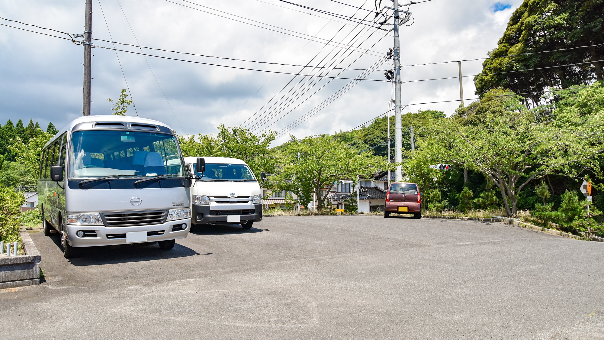 *【駐車場】駐車無料。予約不要。10台停められます。