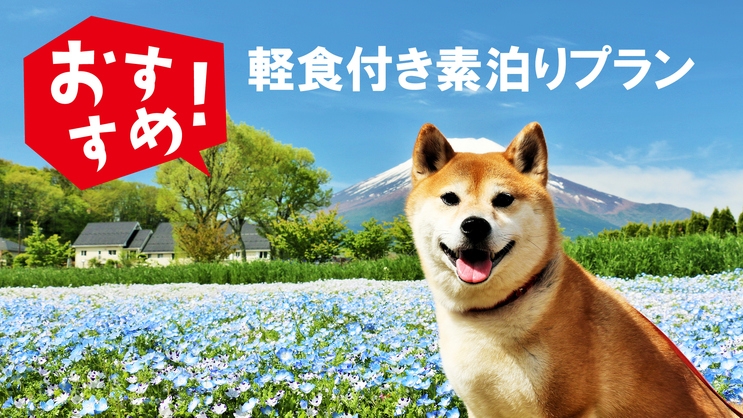 ＜軽食付き素泊まりプラン＞ワンちゃん一緒に自由気ままな素泊まりプラン／満天の星空と大自然を体験