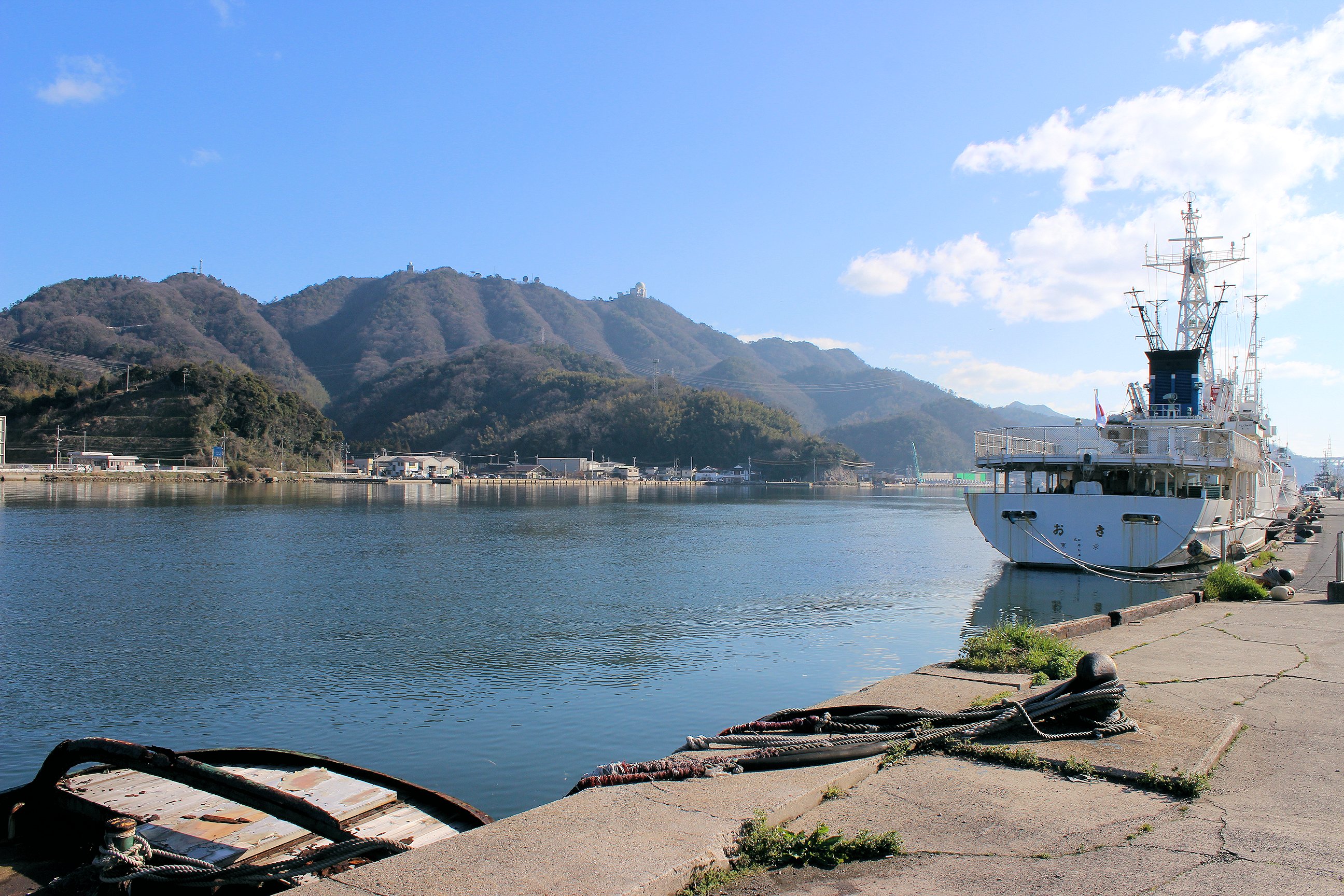 境水道の風景