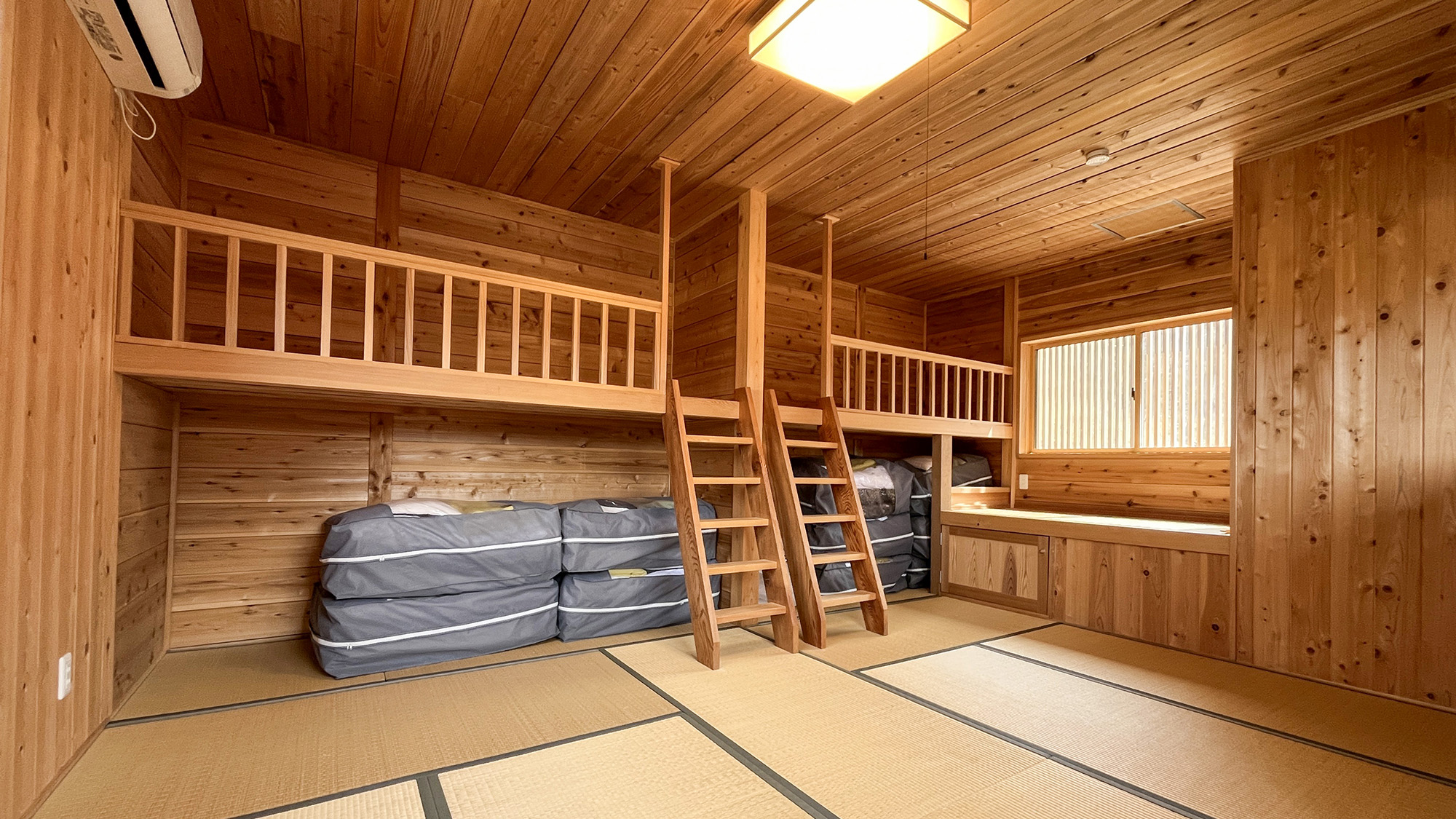 #響きのサウナグランピング　木の香りに包まれた温もりあふれる和モダンコテージ。