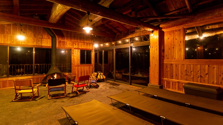 ＃【響きの森】プライベートな空間となっており、暖炉に薪を入れれば心が和みます。※部屋画像