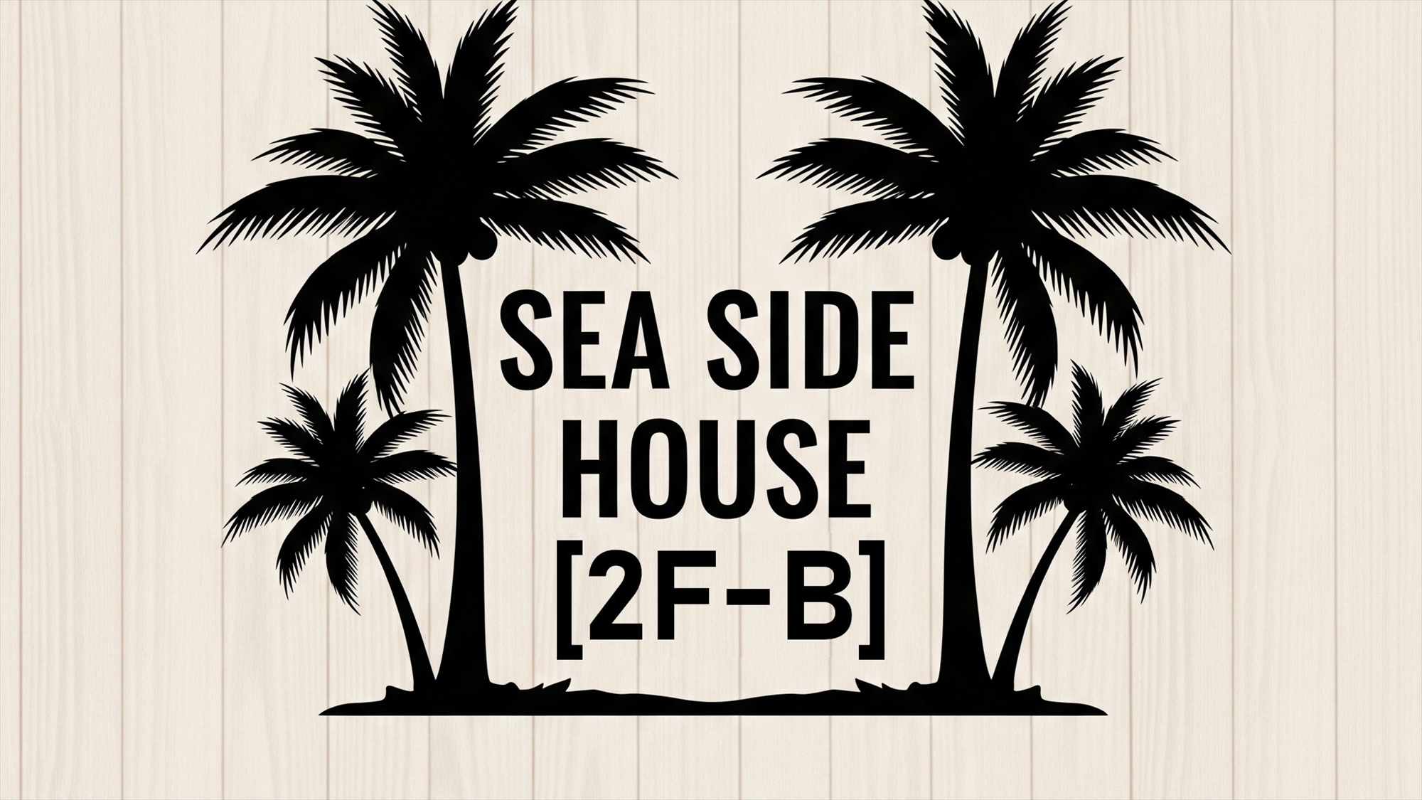 【2F-B】ダブル+ツイン+布団／60平米＜1LDK＞