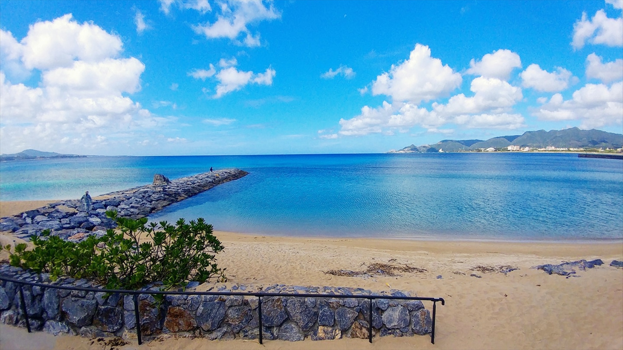 東江海岸：当館より徒歩30秒