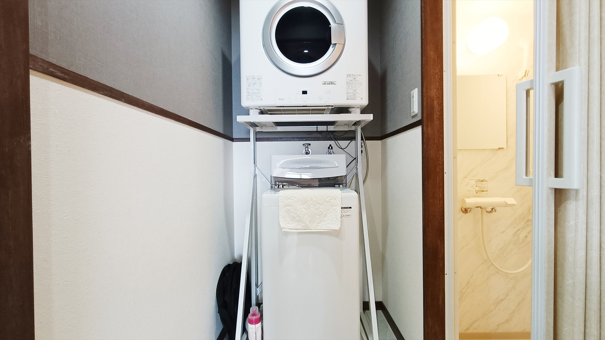 【2F-A】洗濯機・ガス乾燥機
