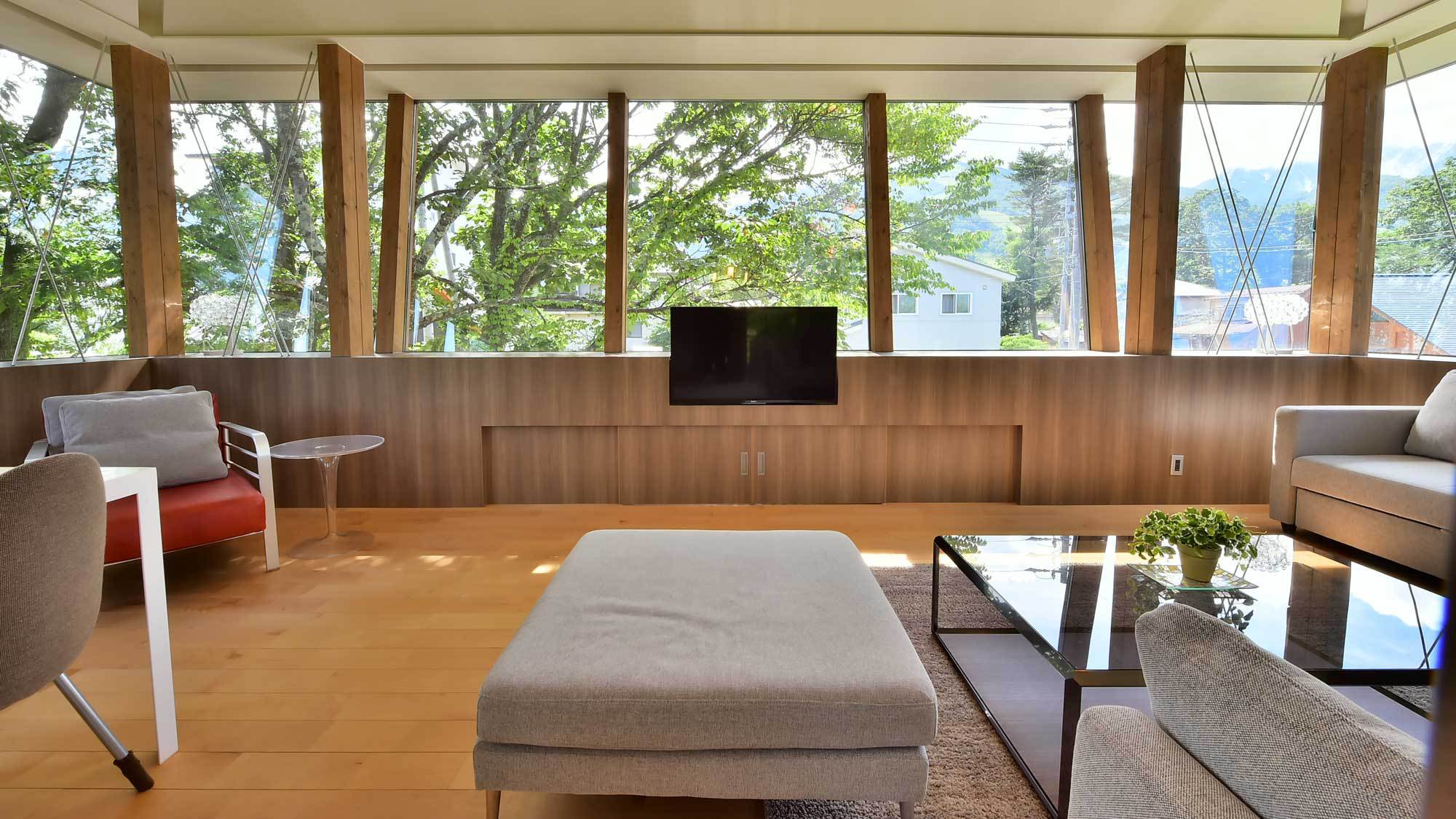 【ヴィラアンブレラ白馬】白馬の景色が360度一望できます。