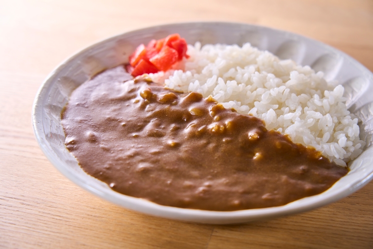 無料朝食：カレー