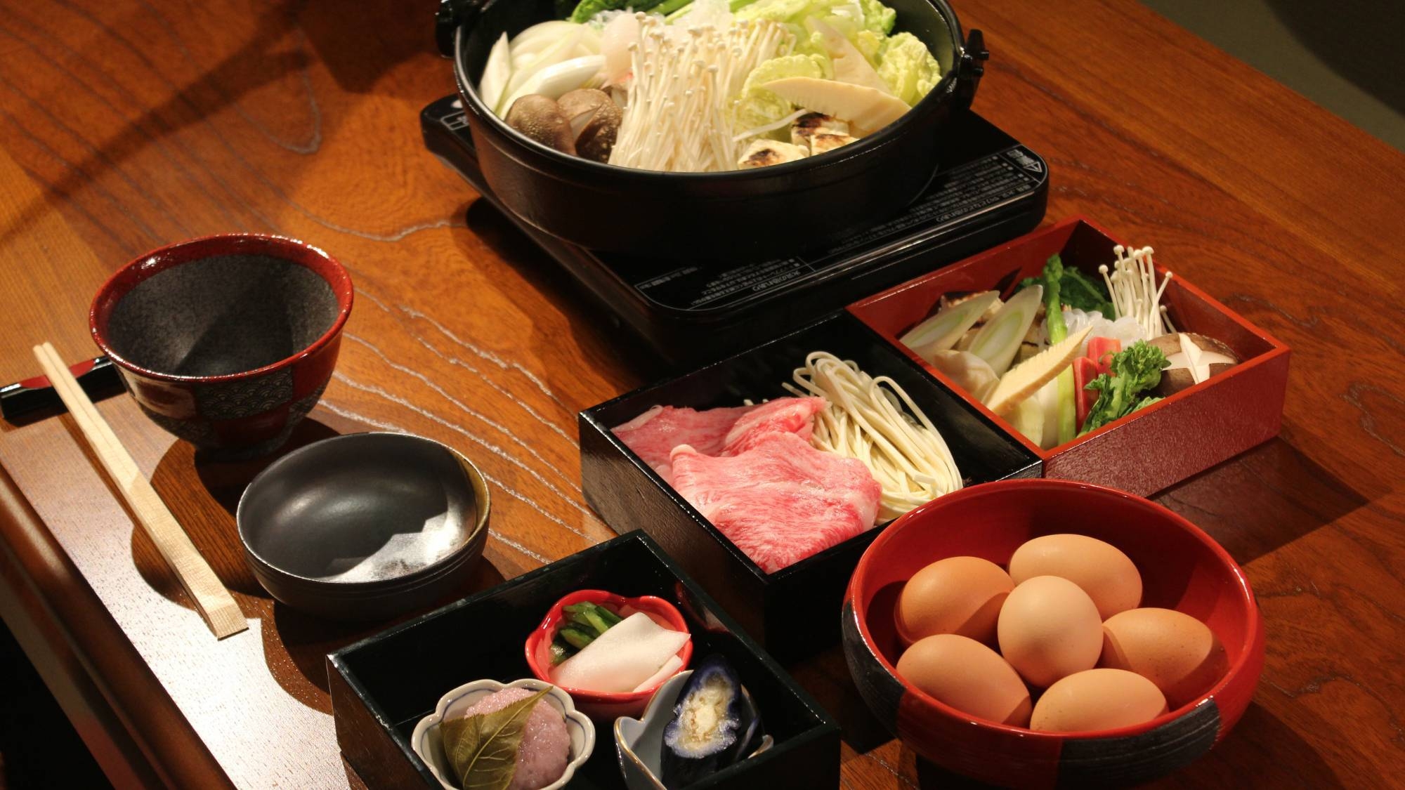 【ムスリムフレンドリーサービス】1泊2食★夕食はハラール阿波牛を使うすき焼き、朝食は特製ハラール湯葉