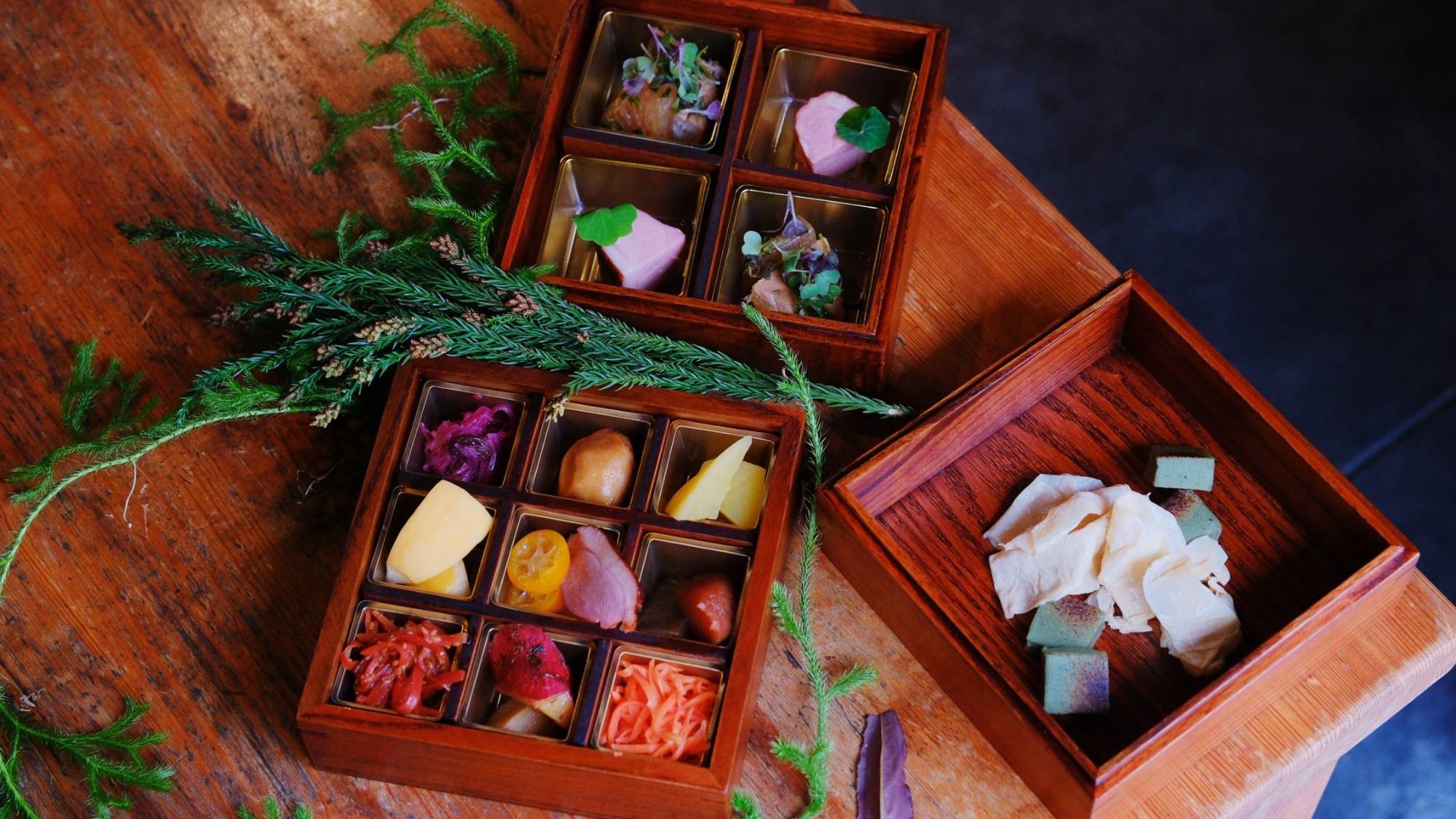 レストラン「食と森」特製重箱+日本酒付き！